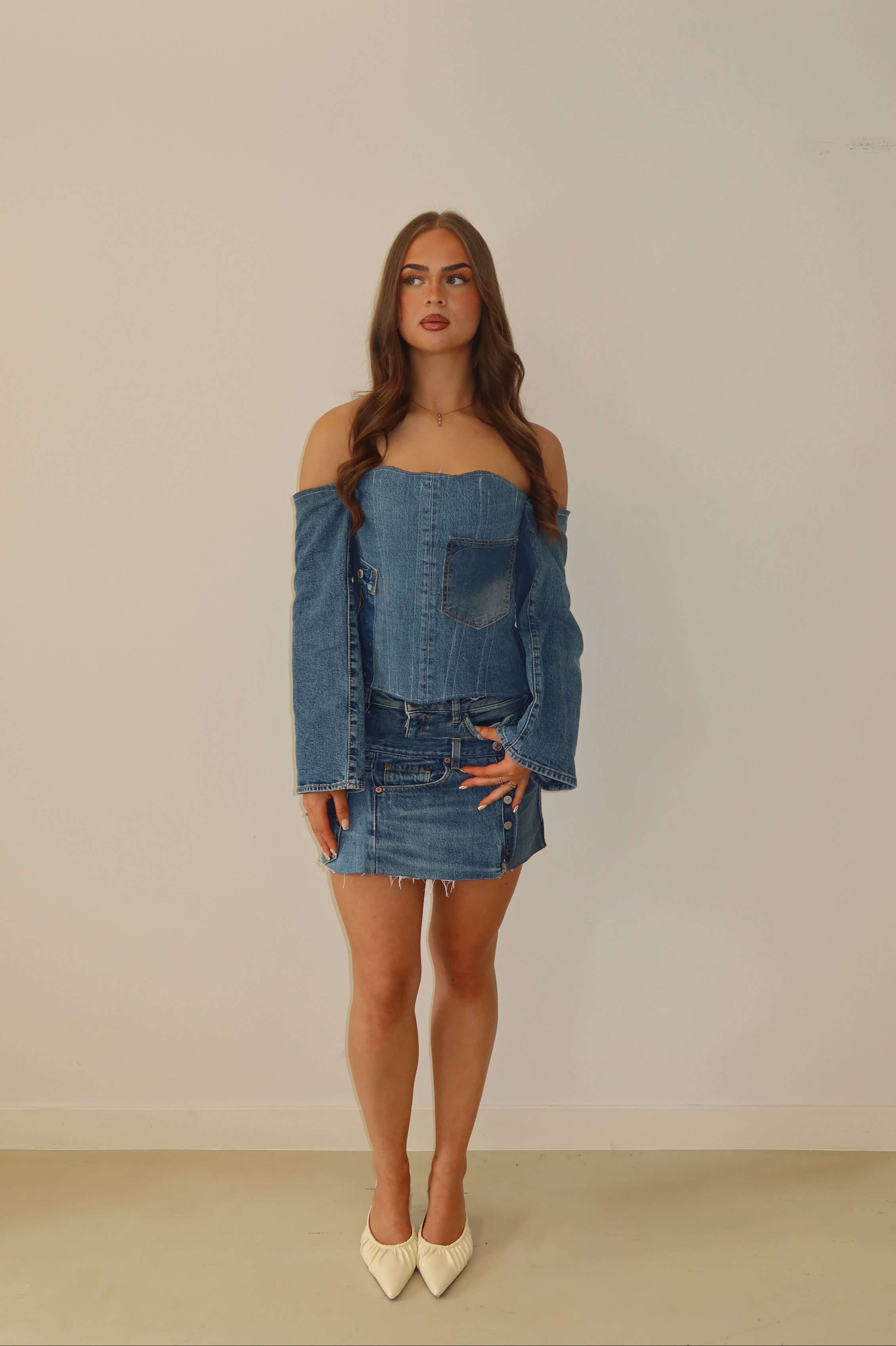 'CLASSY' Levi's reworked matching set