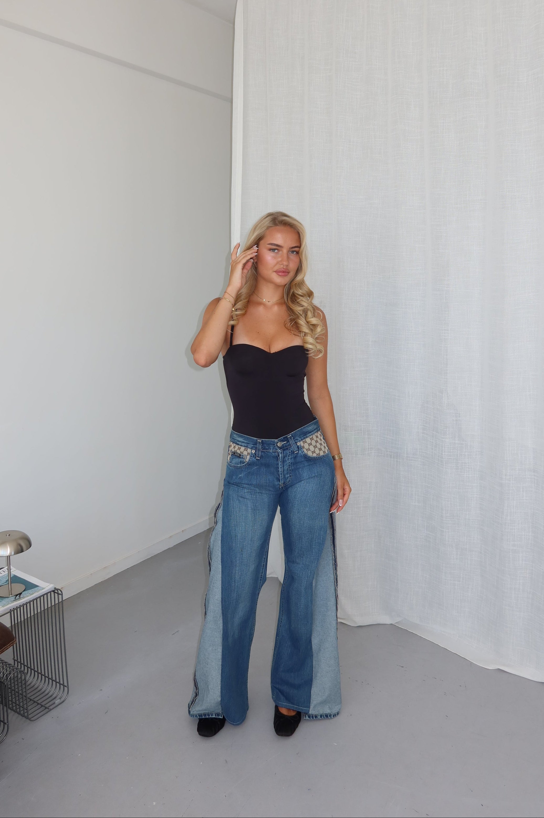 'TWO SIDES' Gucci reworked jeans