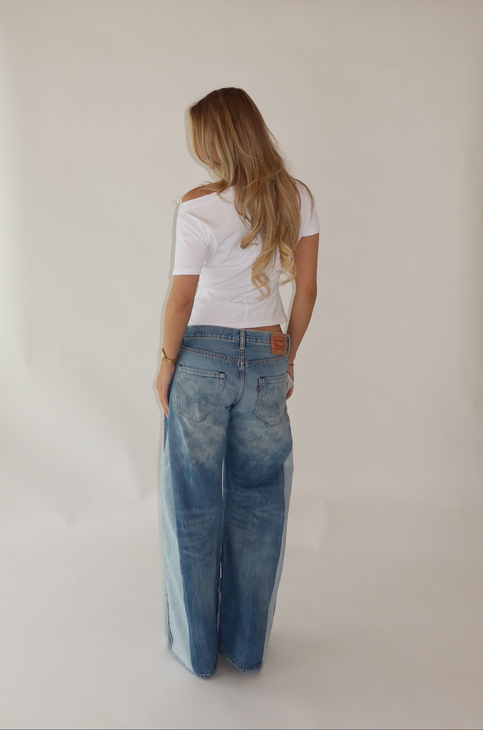 ‘TWO SIDES’ Levi’s reworked jeans