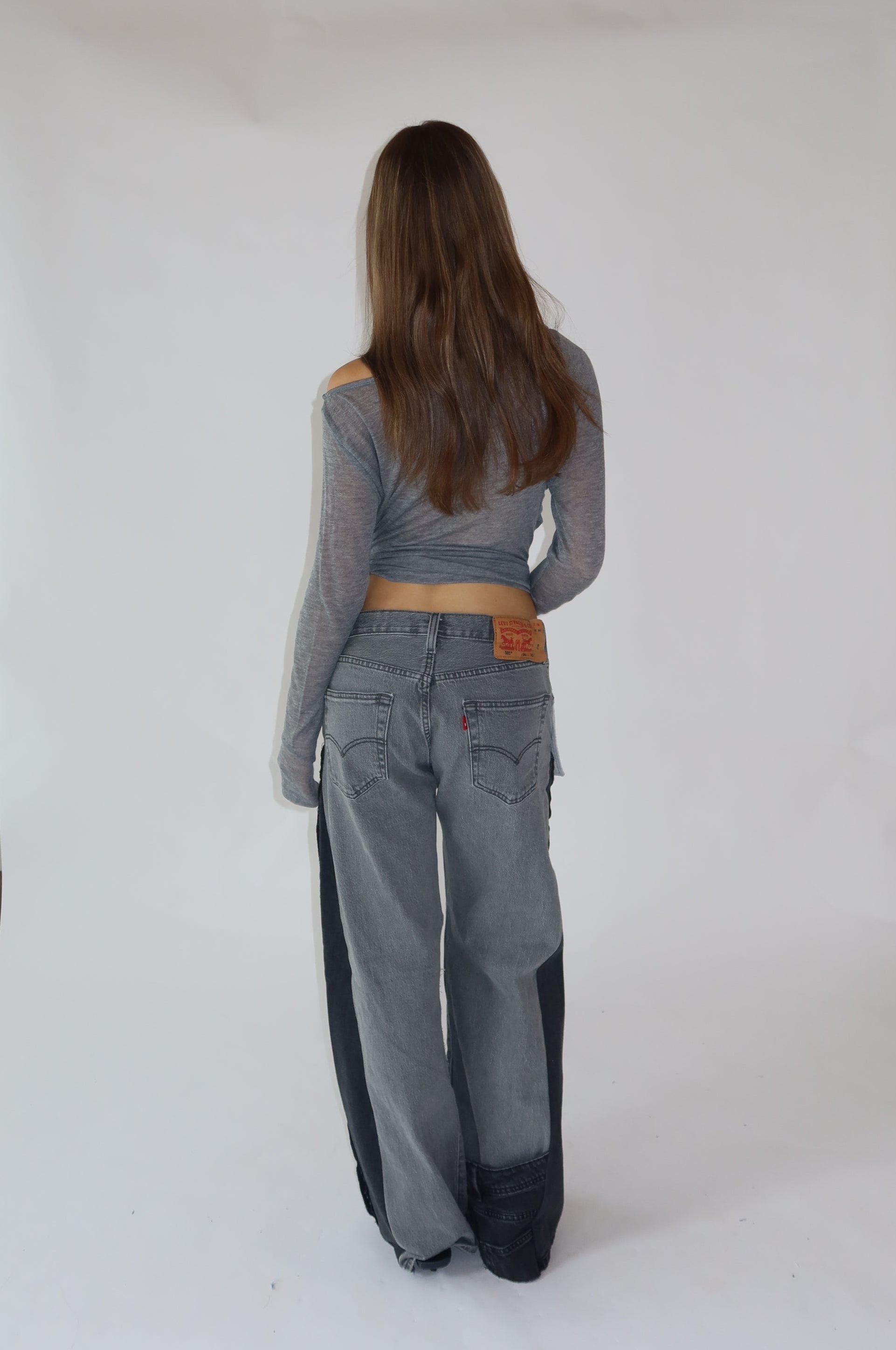 ‘TWO SIDES’ Levi’s reworked jeans