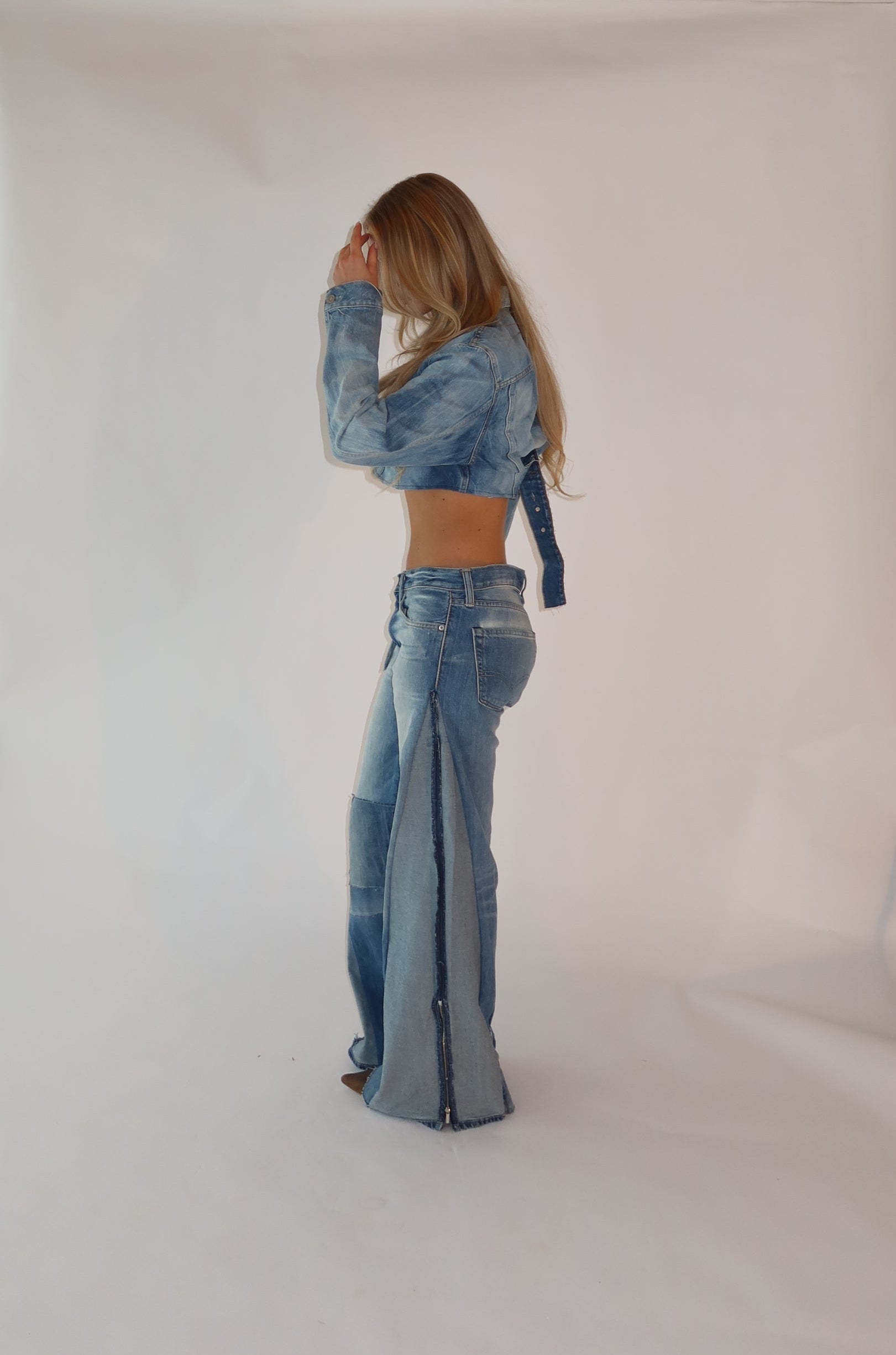 ‘TWO SIDES’ Levi’s reworked jeans