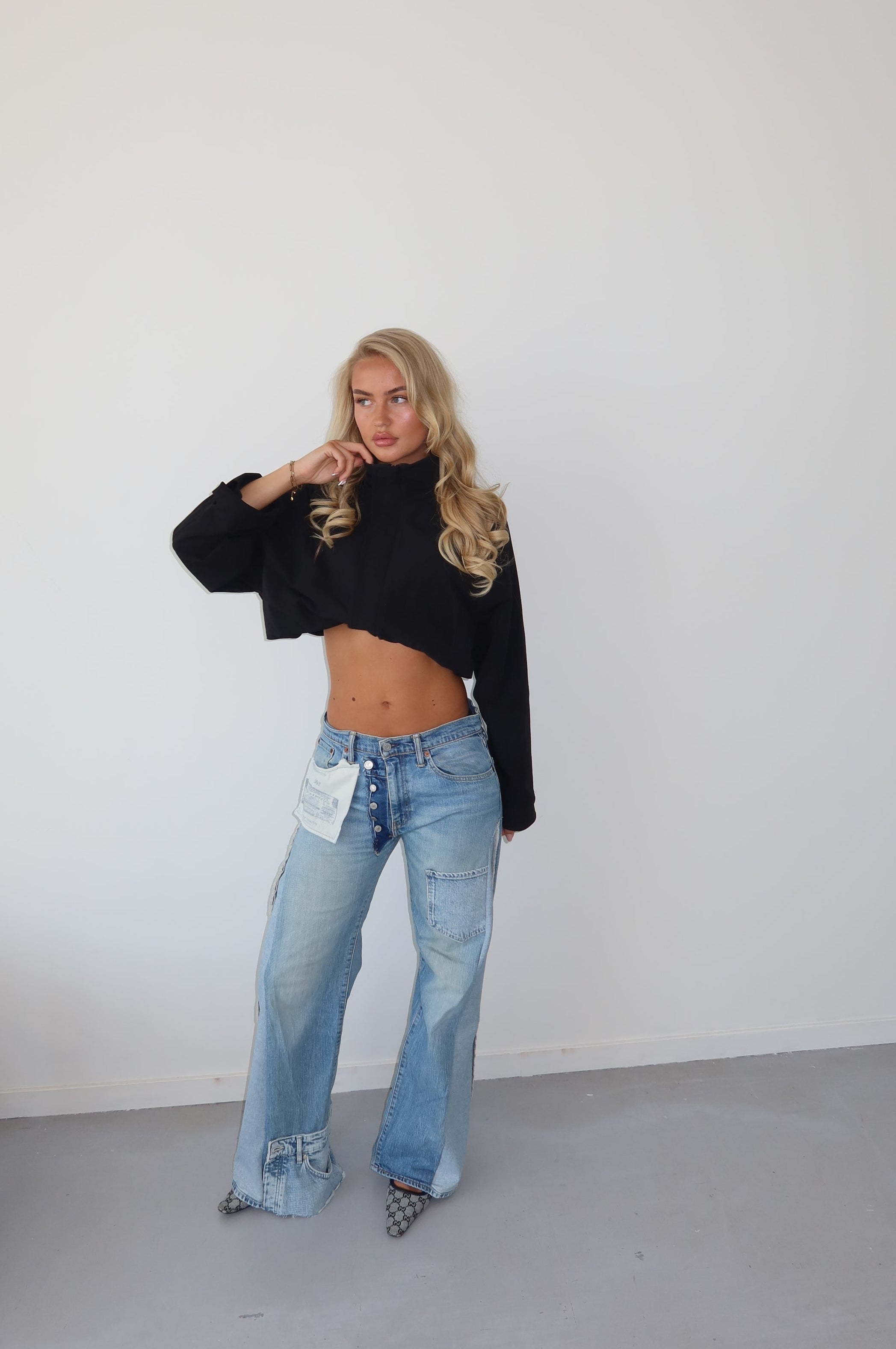 ‘TWO SIDES’ Levi’s reworked jeans