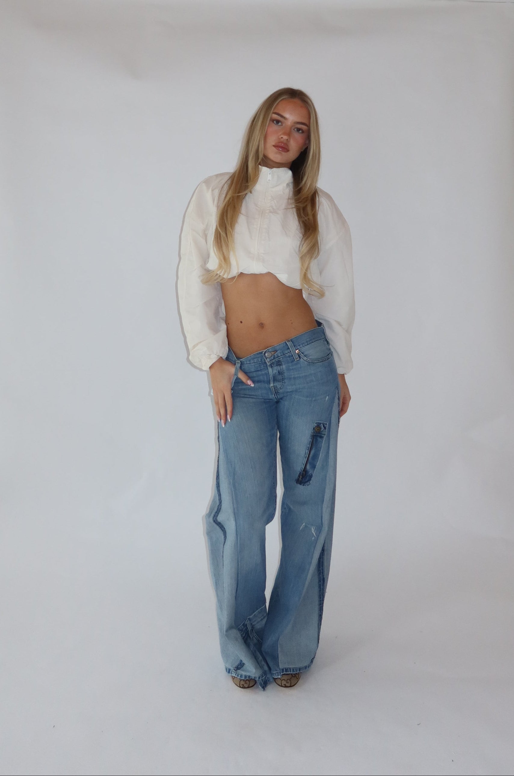 ‘TWO SIDES’ Levi’s reworked jeans