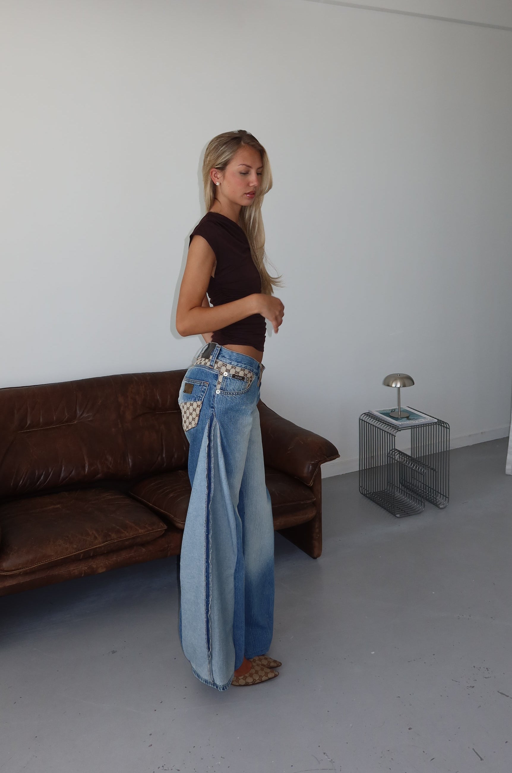 'TWO SIDES' Gucci reworked jeans