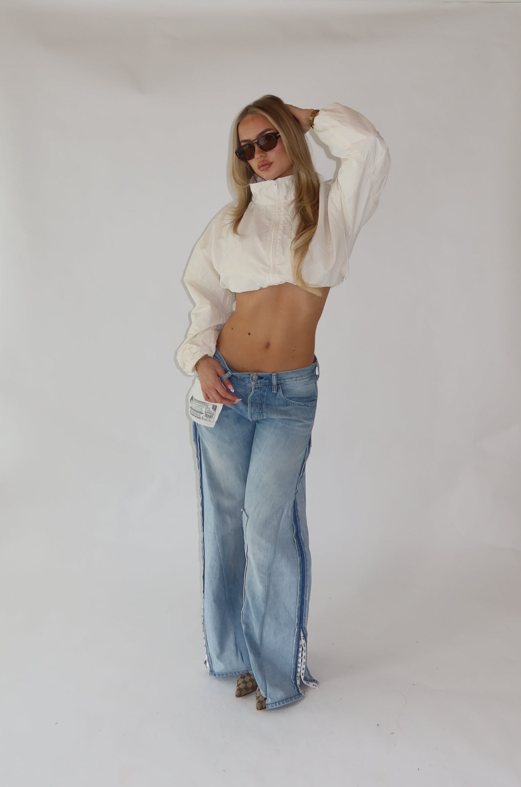 ‘TWO SIDES’ Levi’s reworked jeans