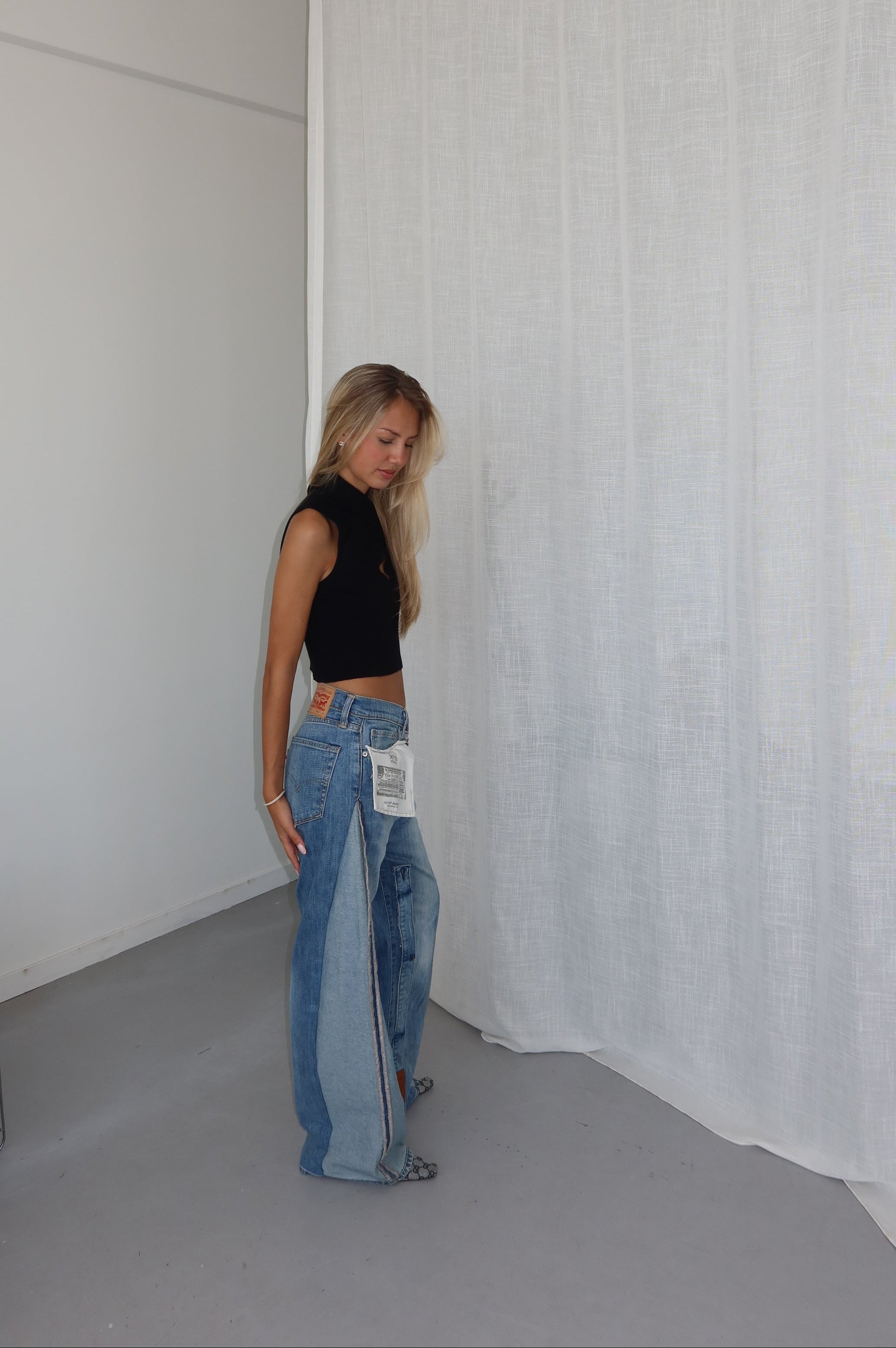 ‘TWO SIDES’ Levi’s reworked jeans