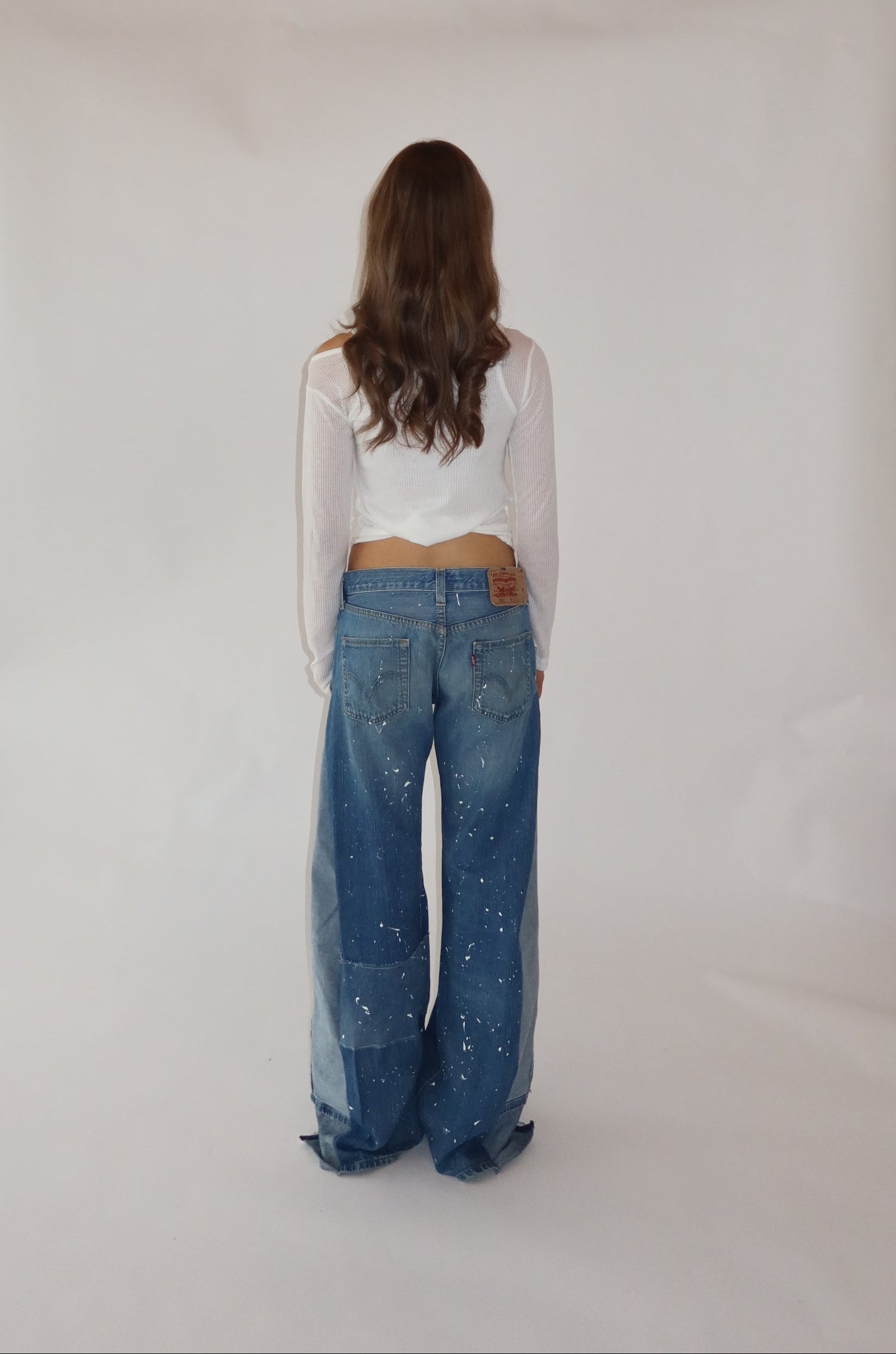 ‘TWO SIDES’ Levi’s reworked jeans