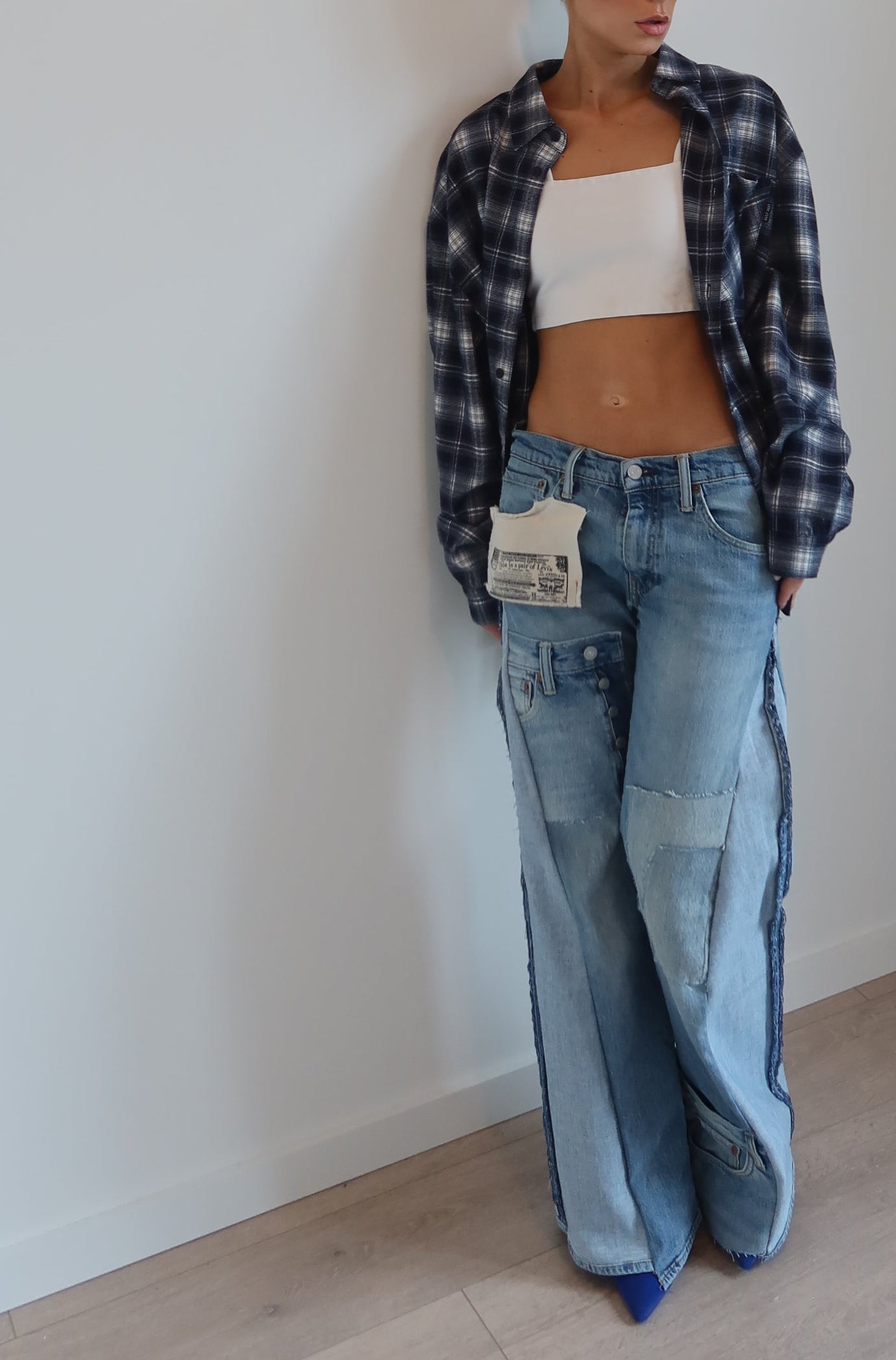 ‘TWO SIDES’ Levi’s reworked jeans