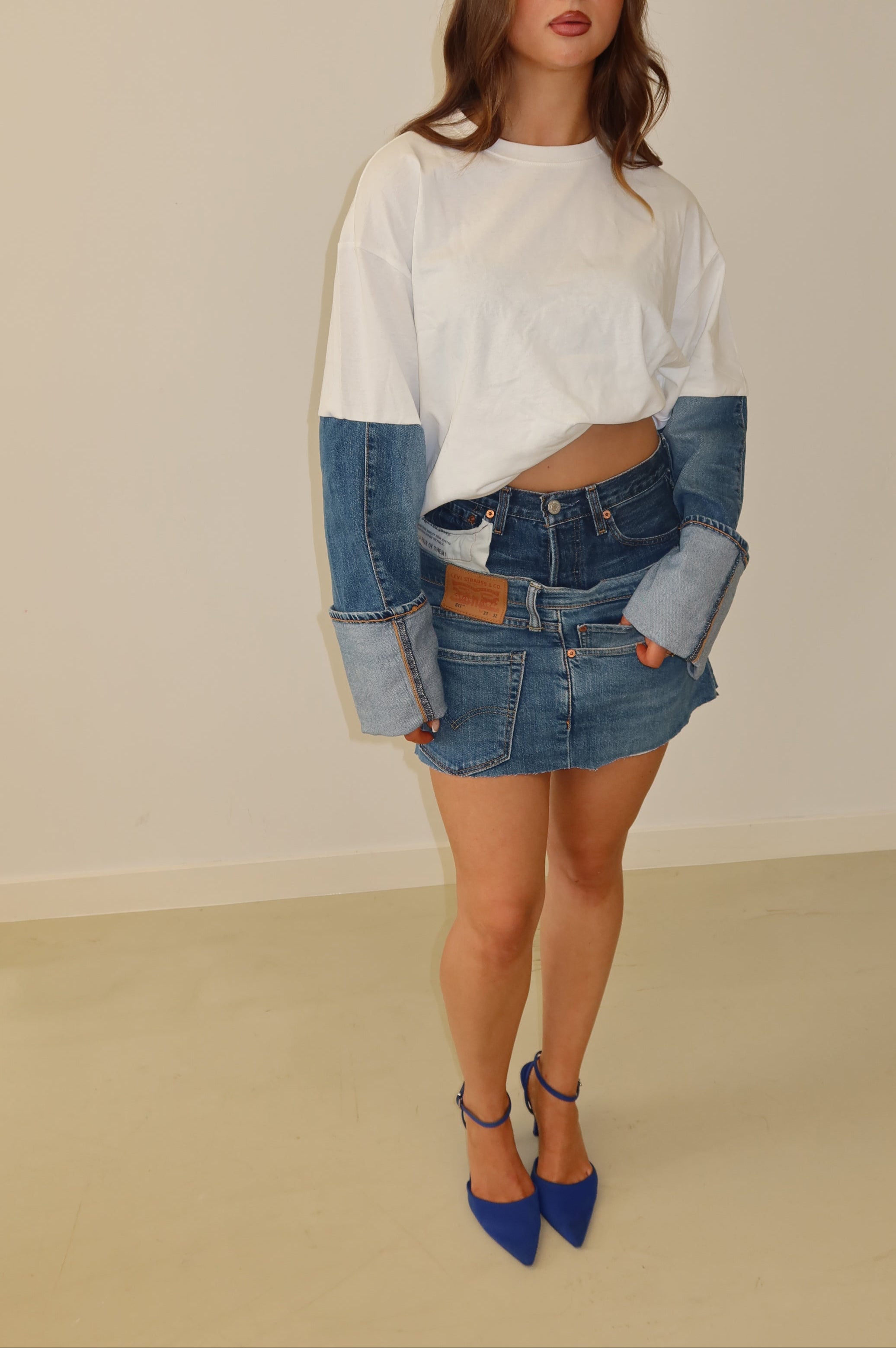 'DOUBLE UP' Levi's reworked matching set