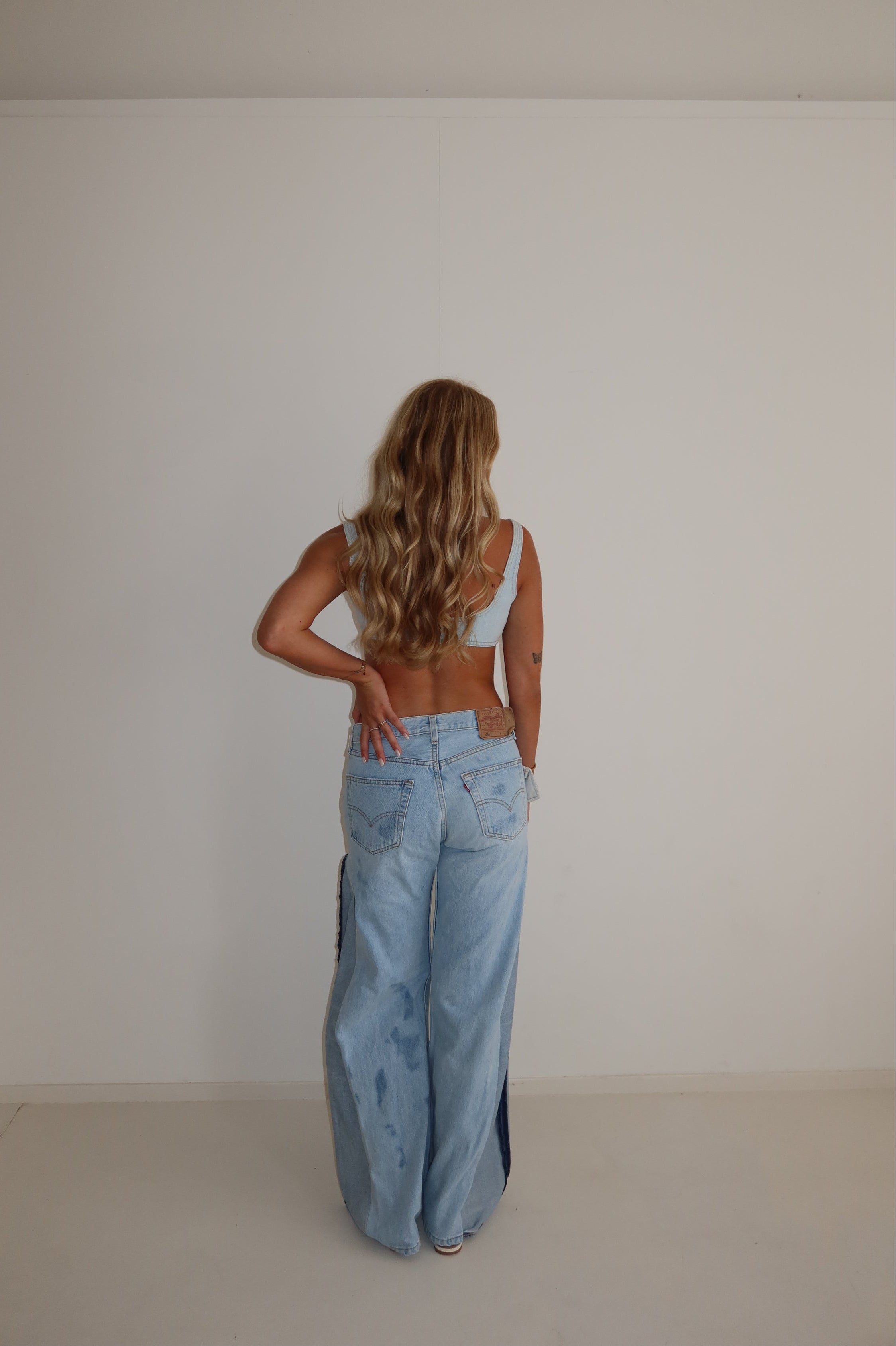 ‘TWO SIDES’ Levi’s reworked jeans