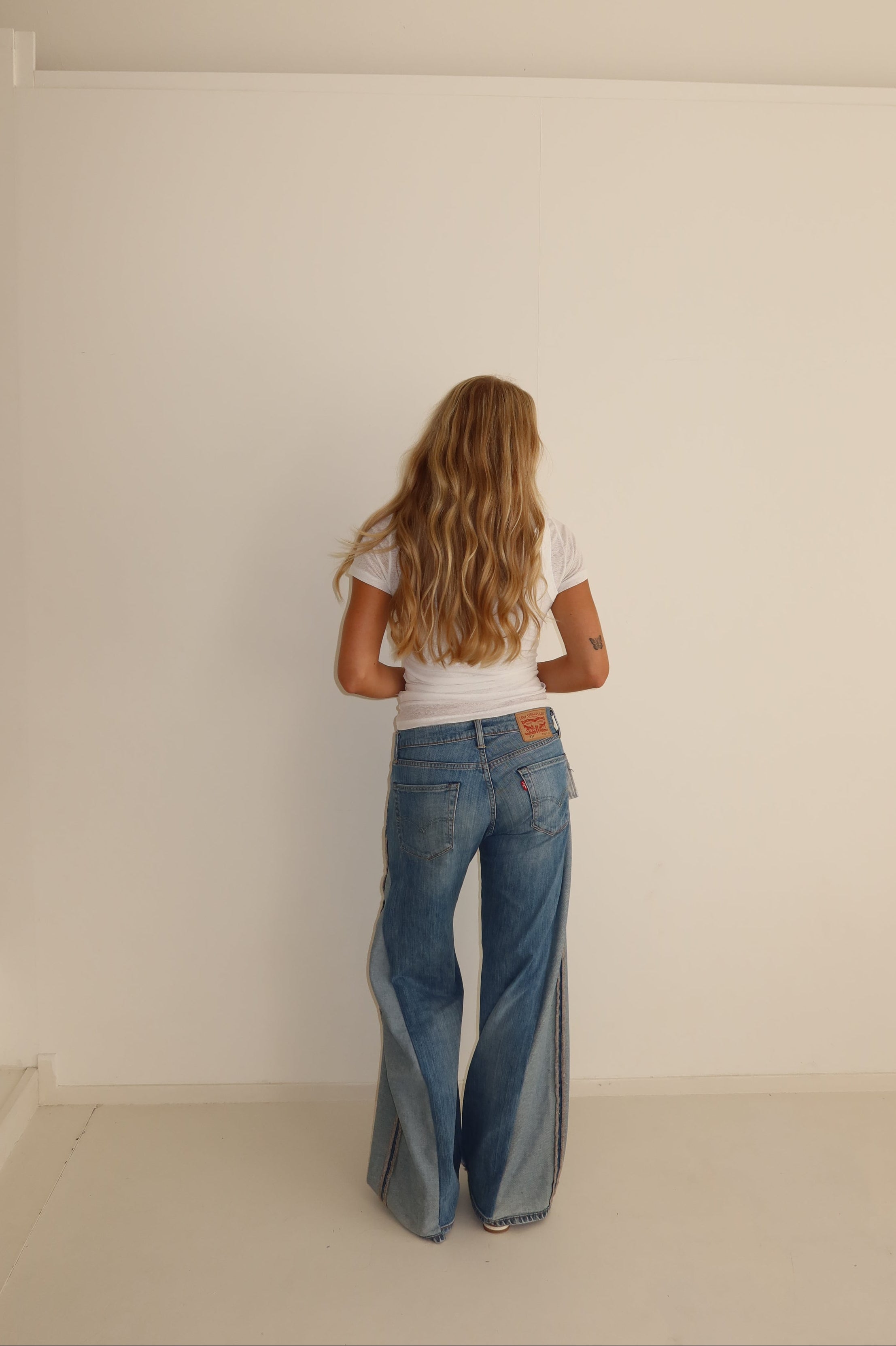‘TWO SIDES’ Levi’s reworked jeans