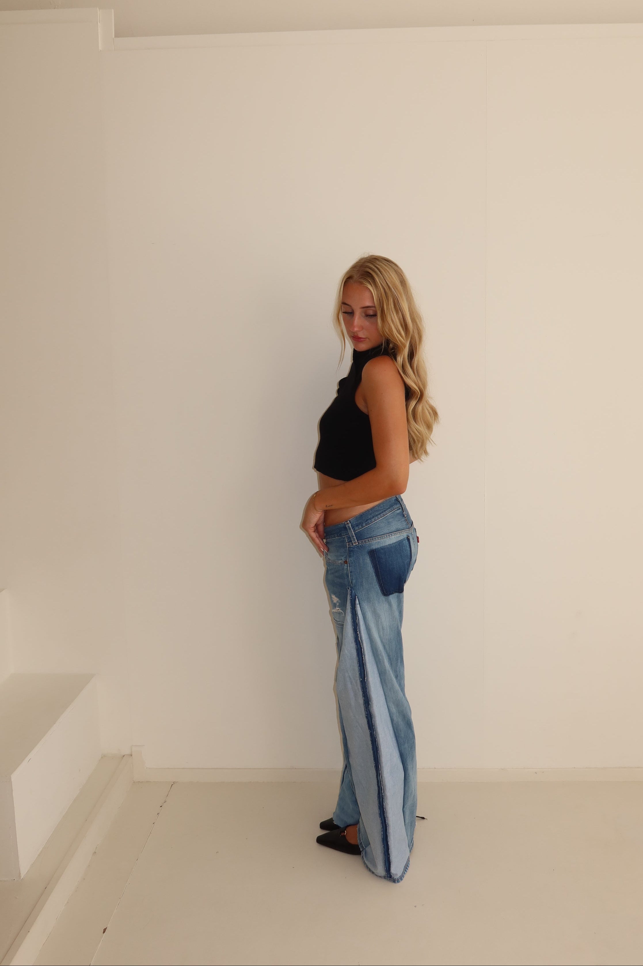 ‘TWO SIDES’ Levi’s reworked jeans