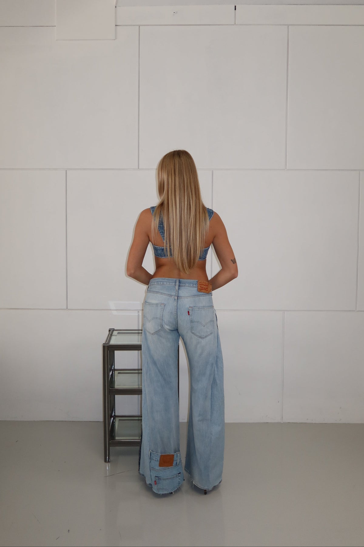 ‘TWO SIDES’ Levi’s reworked jeans