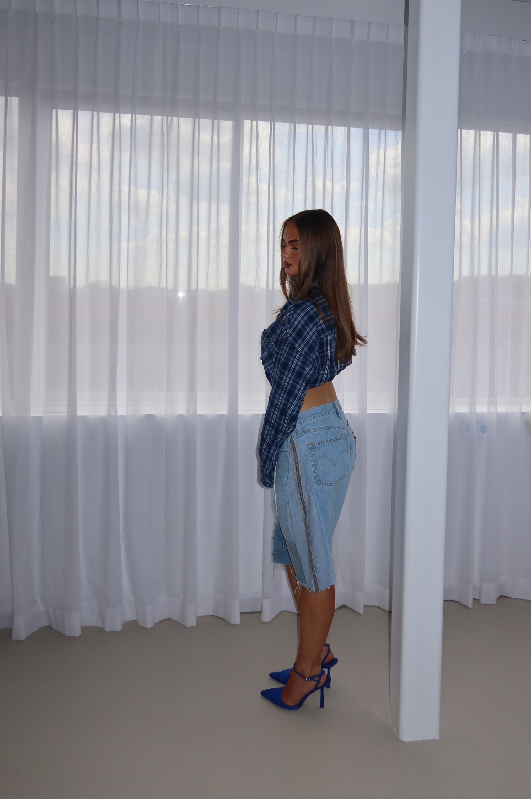 'TWO SIDES' Levi's reworked jort