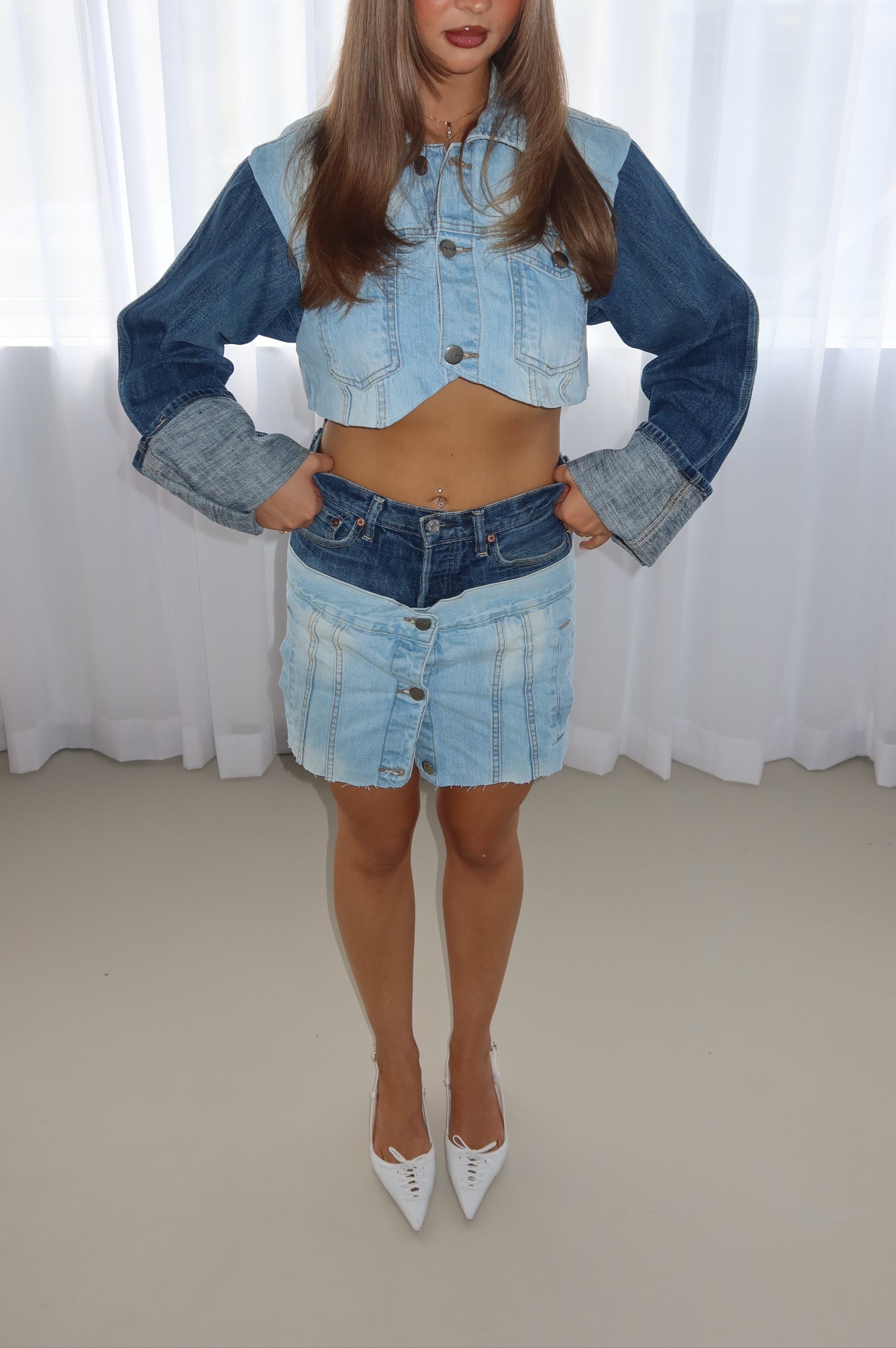 'MIX' Levi's reworked matching denim set
