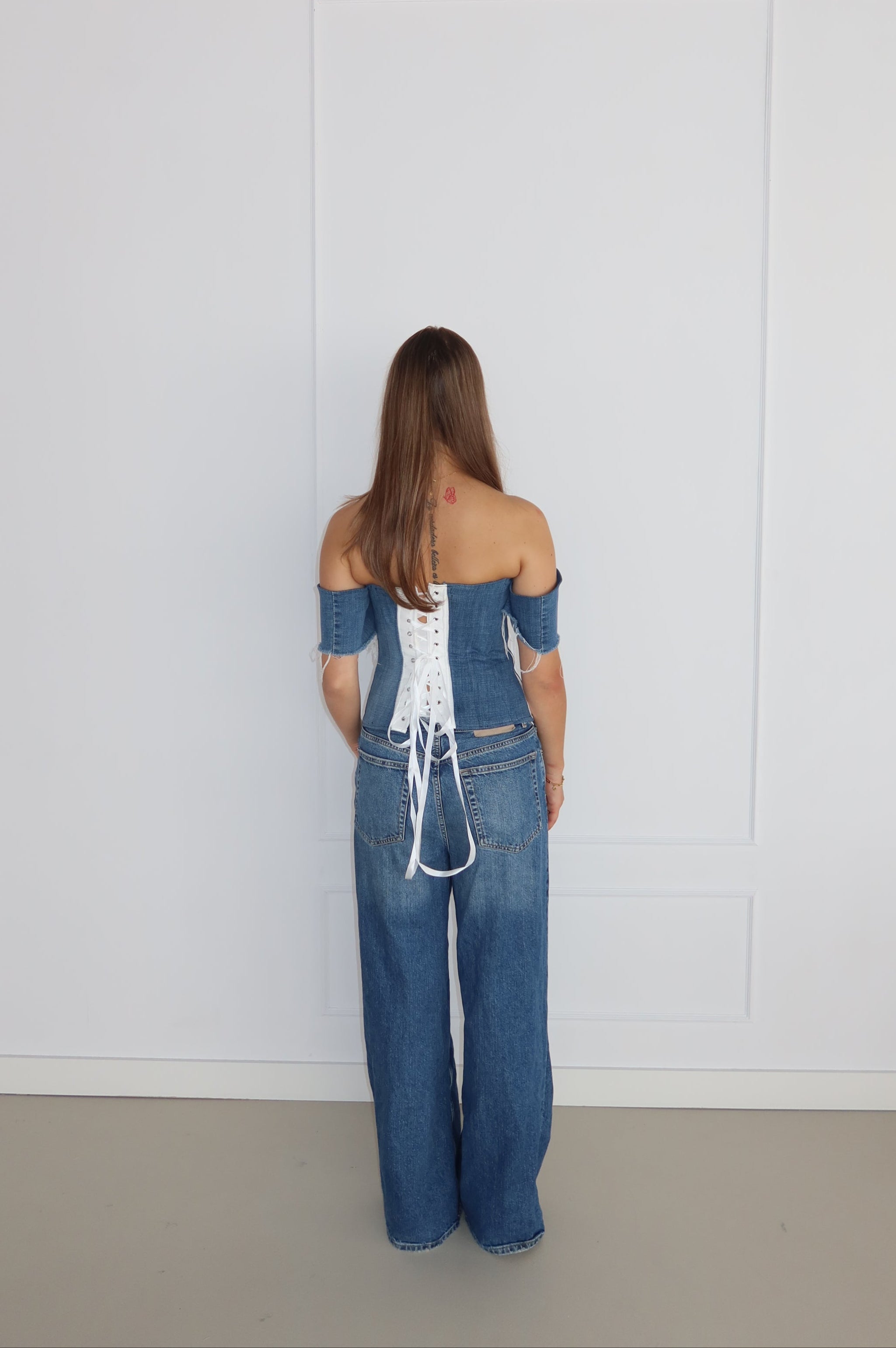 'CLASSY' Levi's corset top
