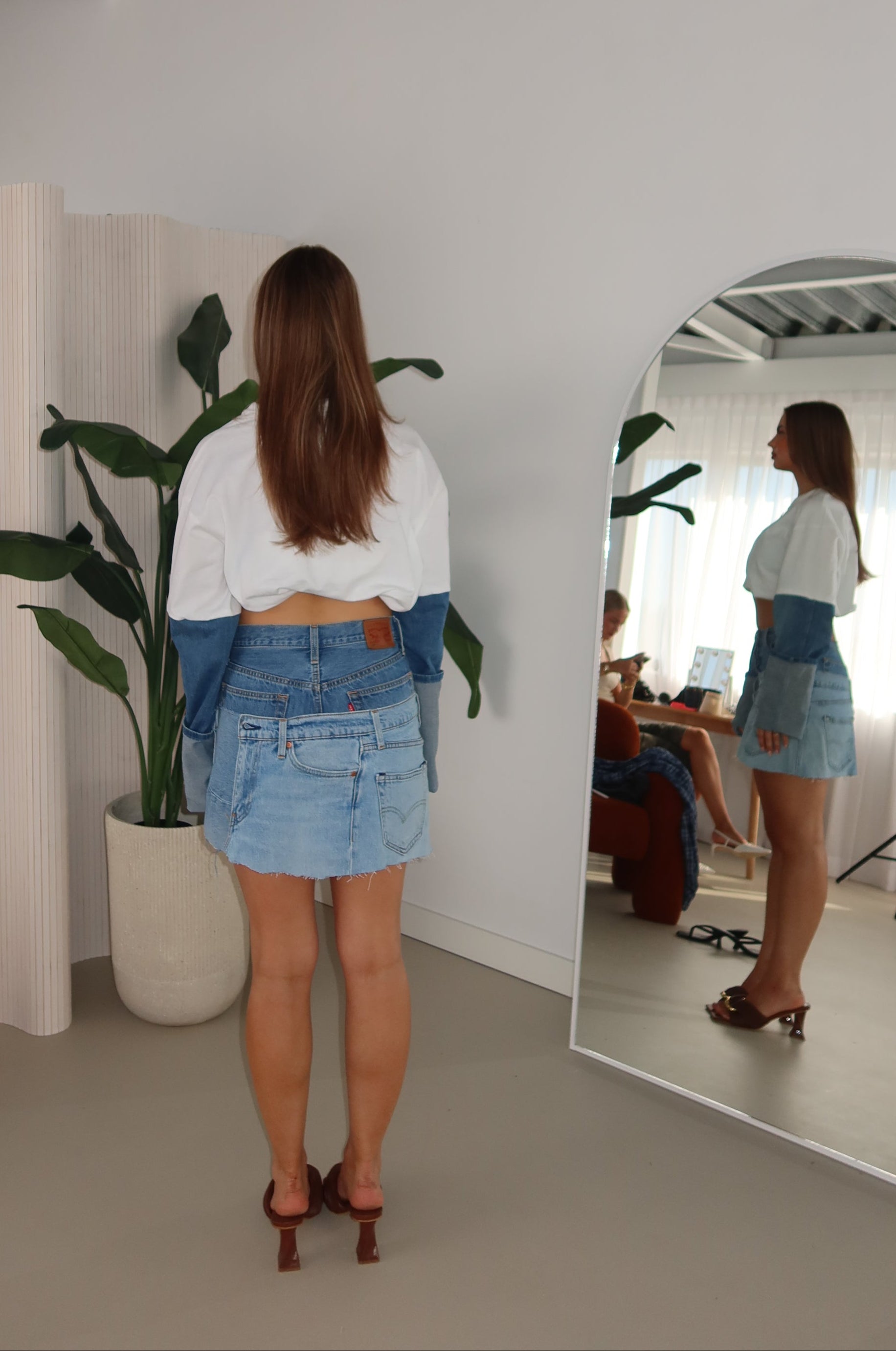 'DOUBLE UP' Levi's reworked matching set