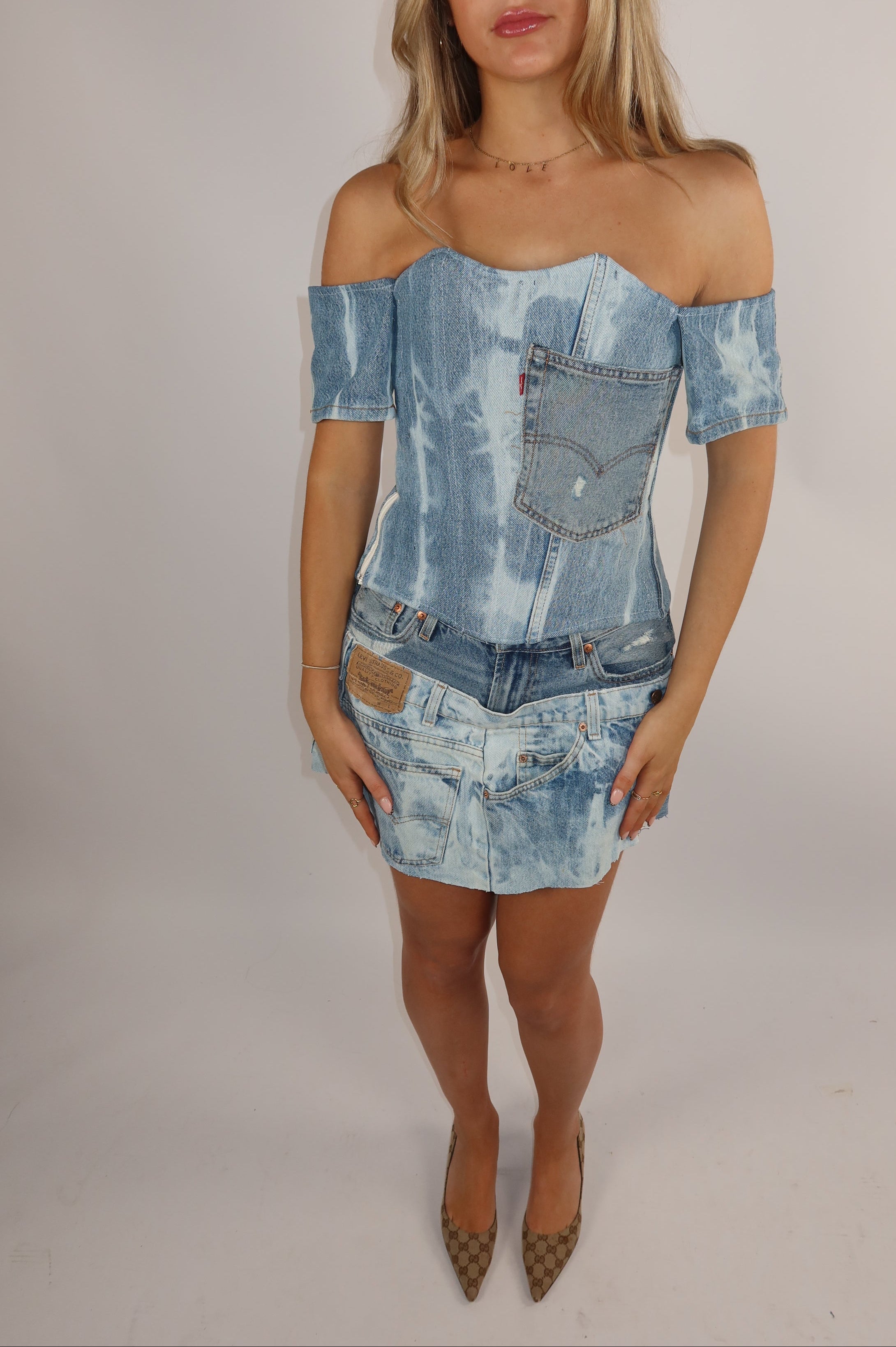 'CLASSY' Levi's reworked matching set