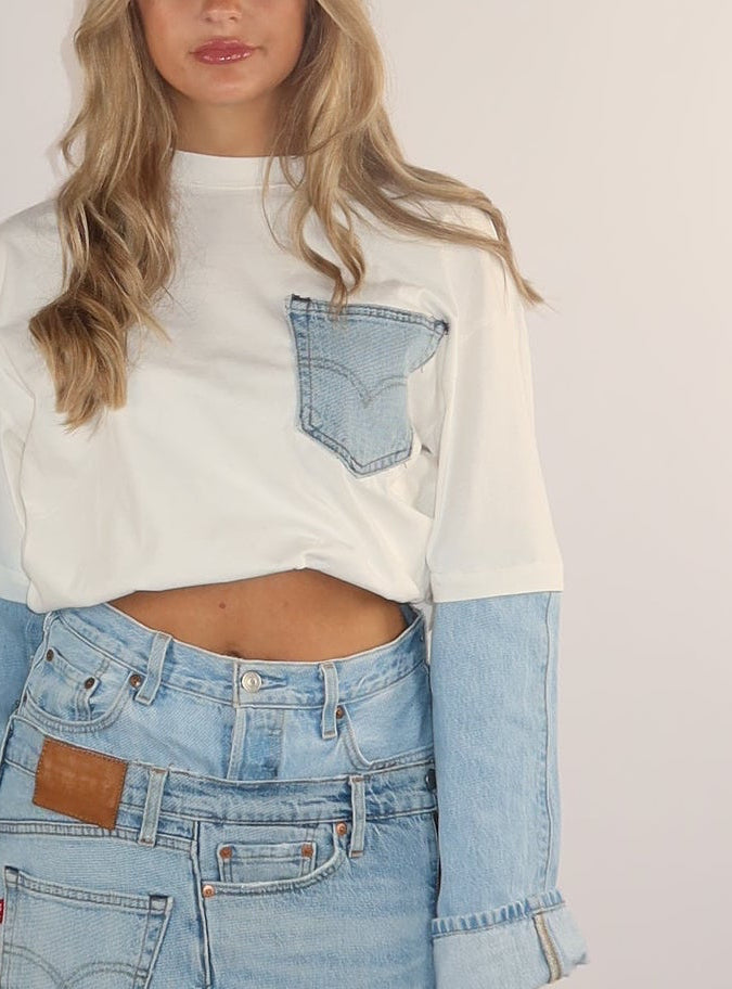 'DOUBLE UP' Levi's reworked matching set