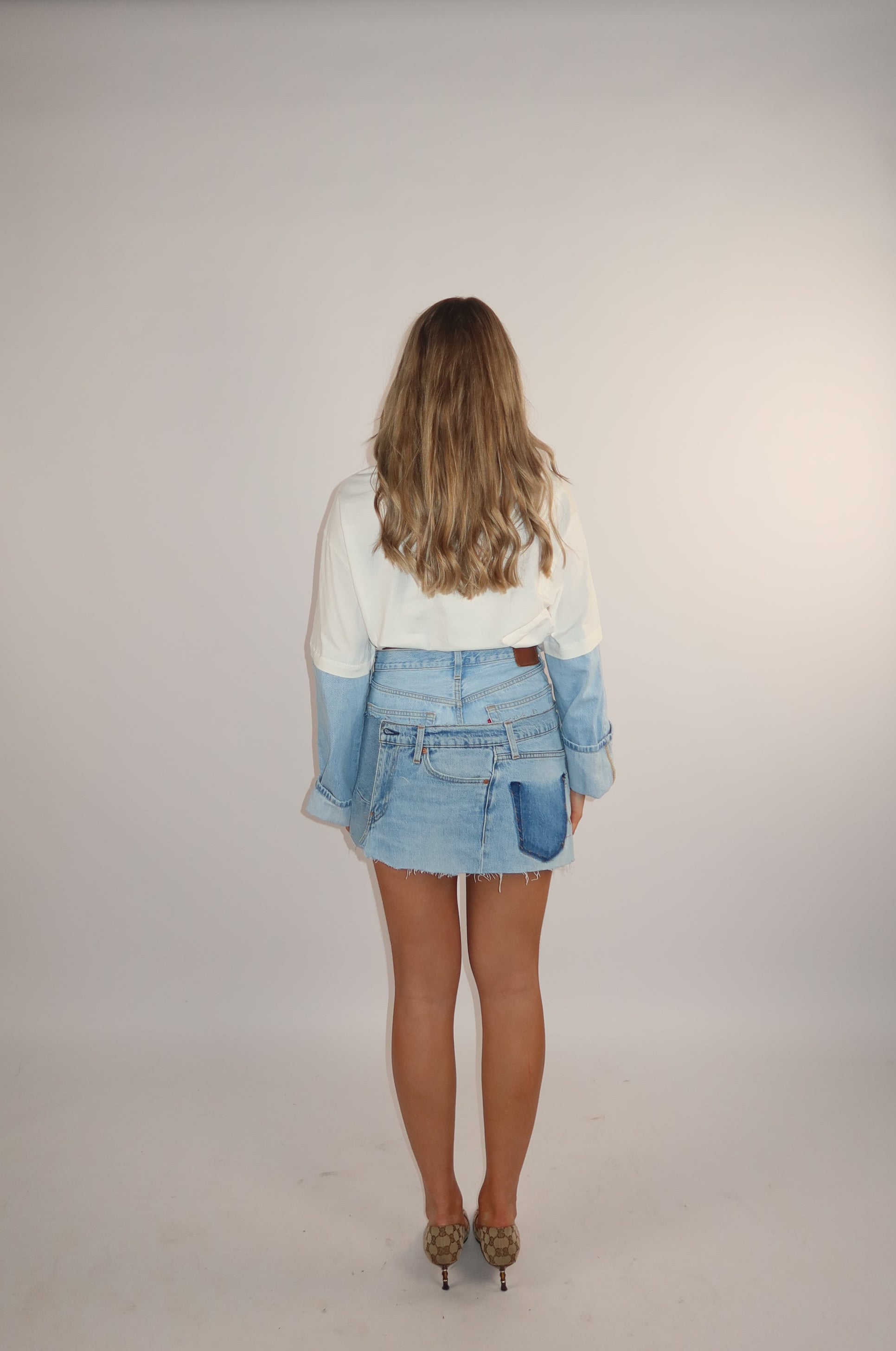 'DOUBLE UP' Levi's reworked matching set