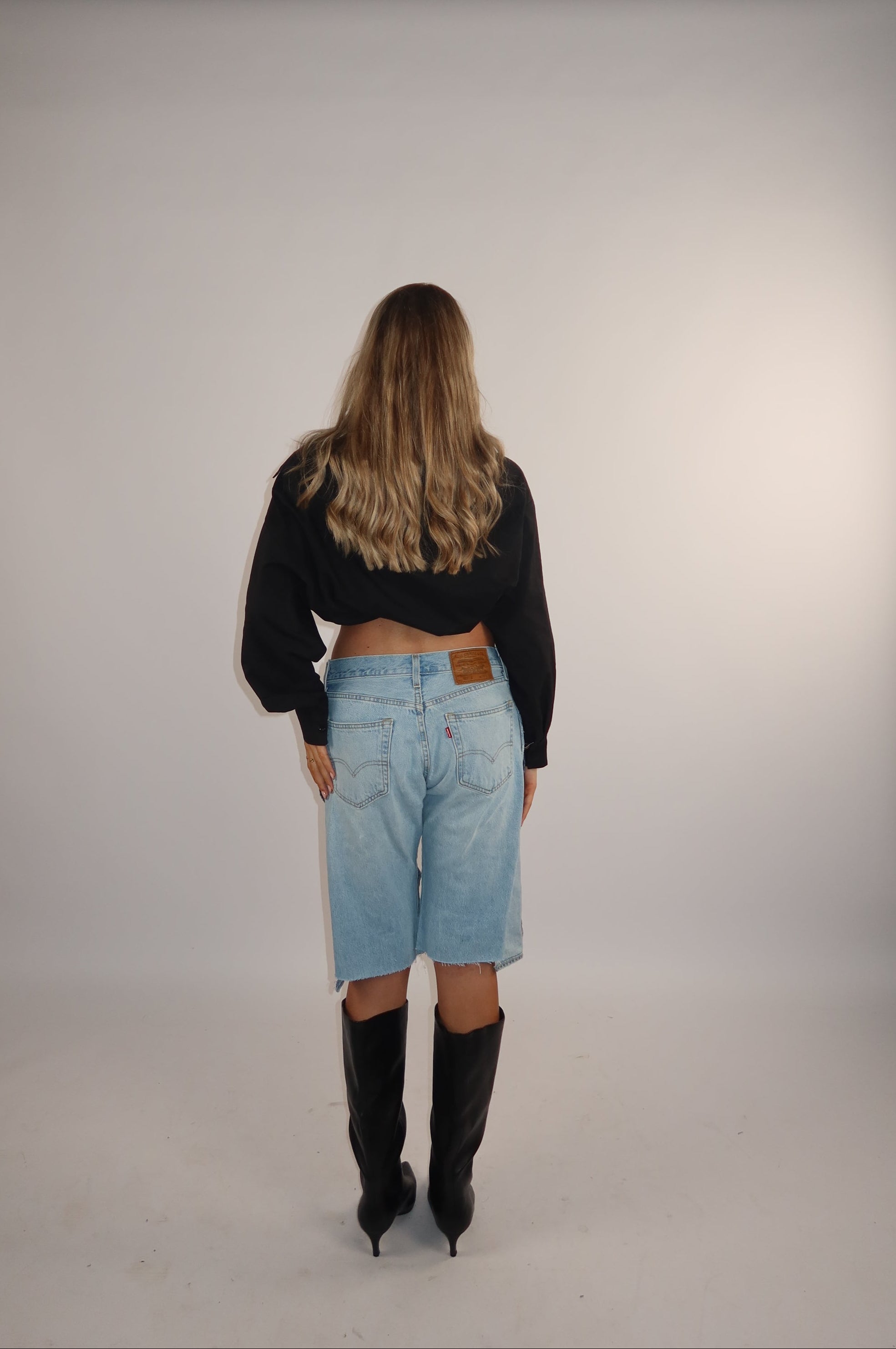 'TWO SIDES' Levi's reworked jort