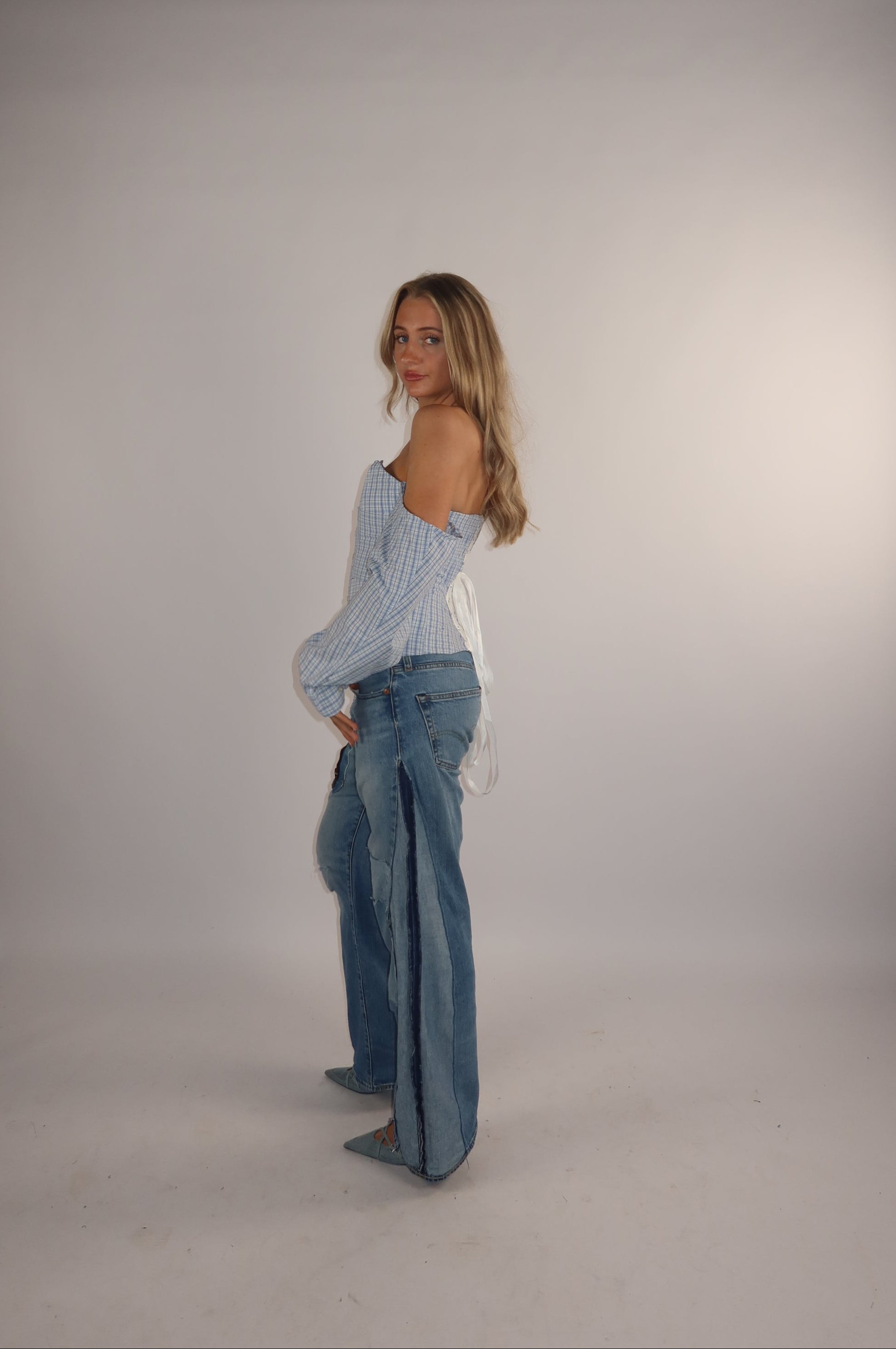 "RE:CHECK" Corset top