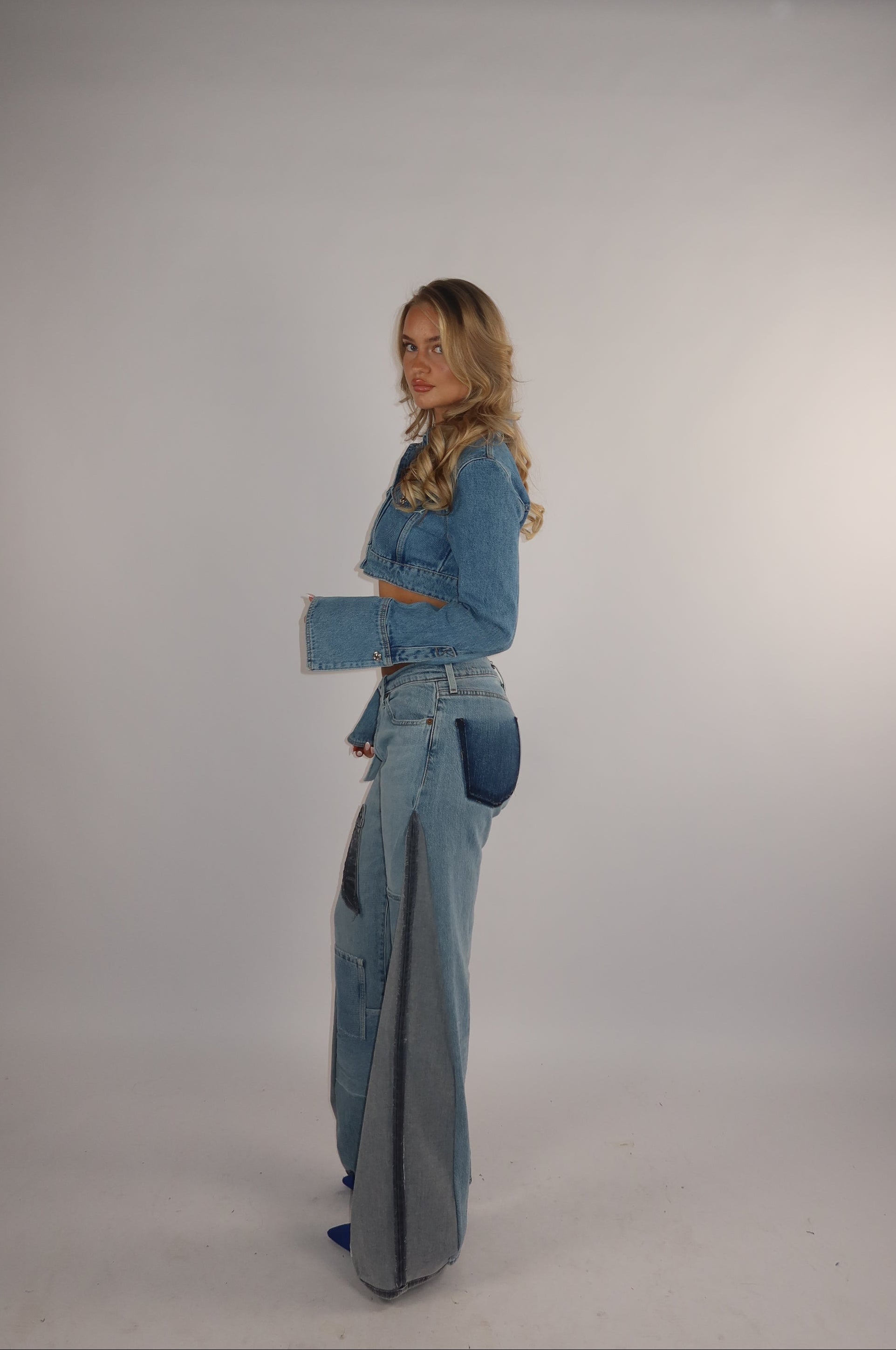 'TWO SIDES' Levi's reworked jeans