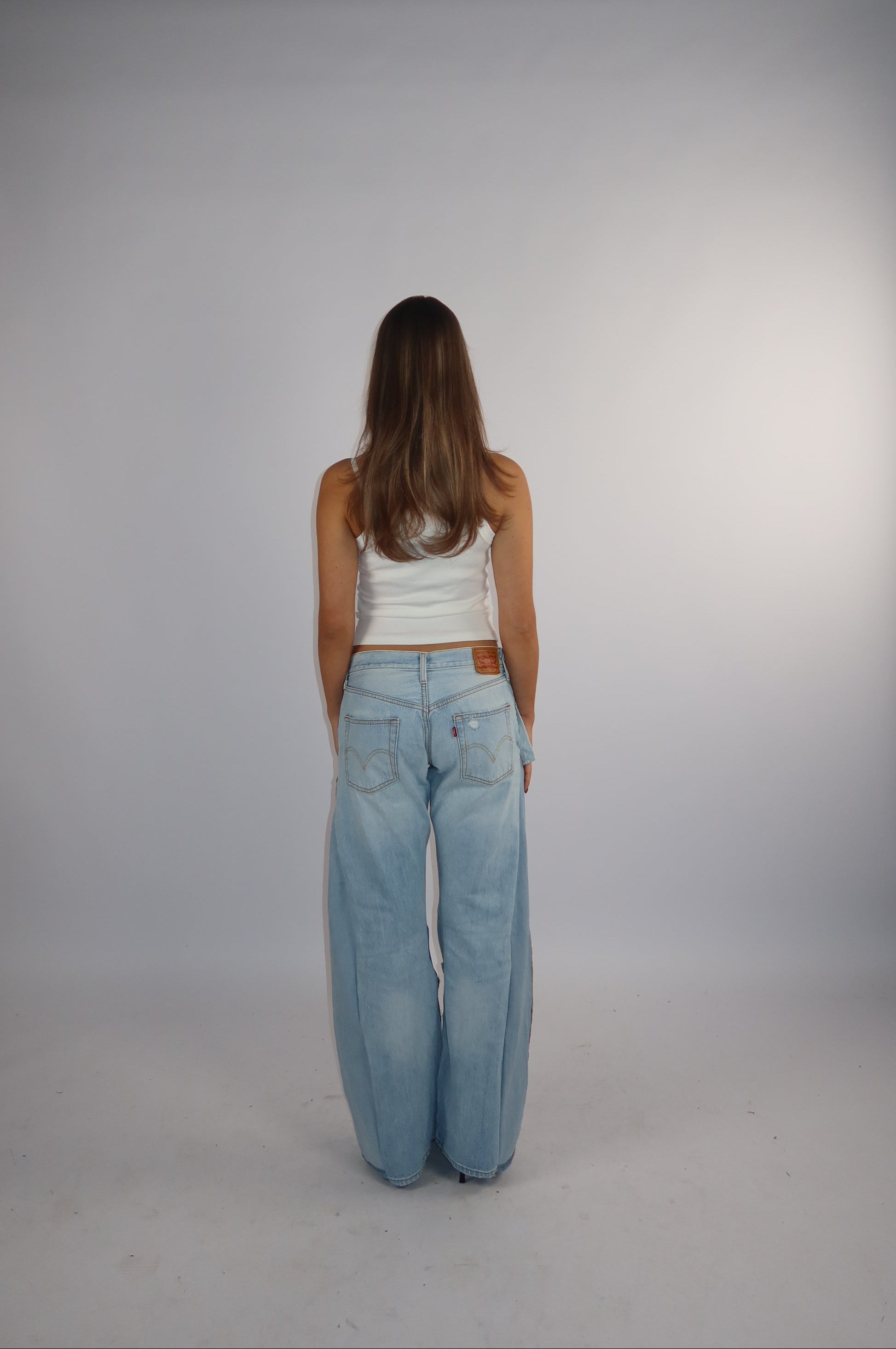 'TWO SIDES' Levi's reworked jeans