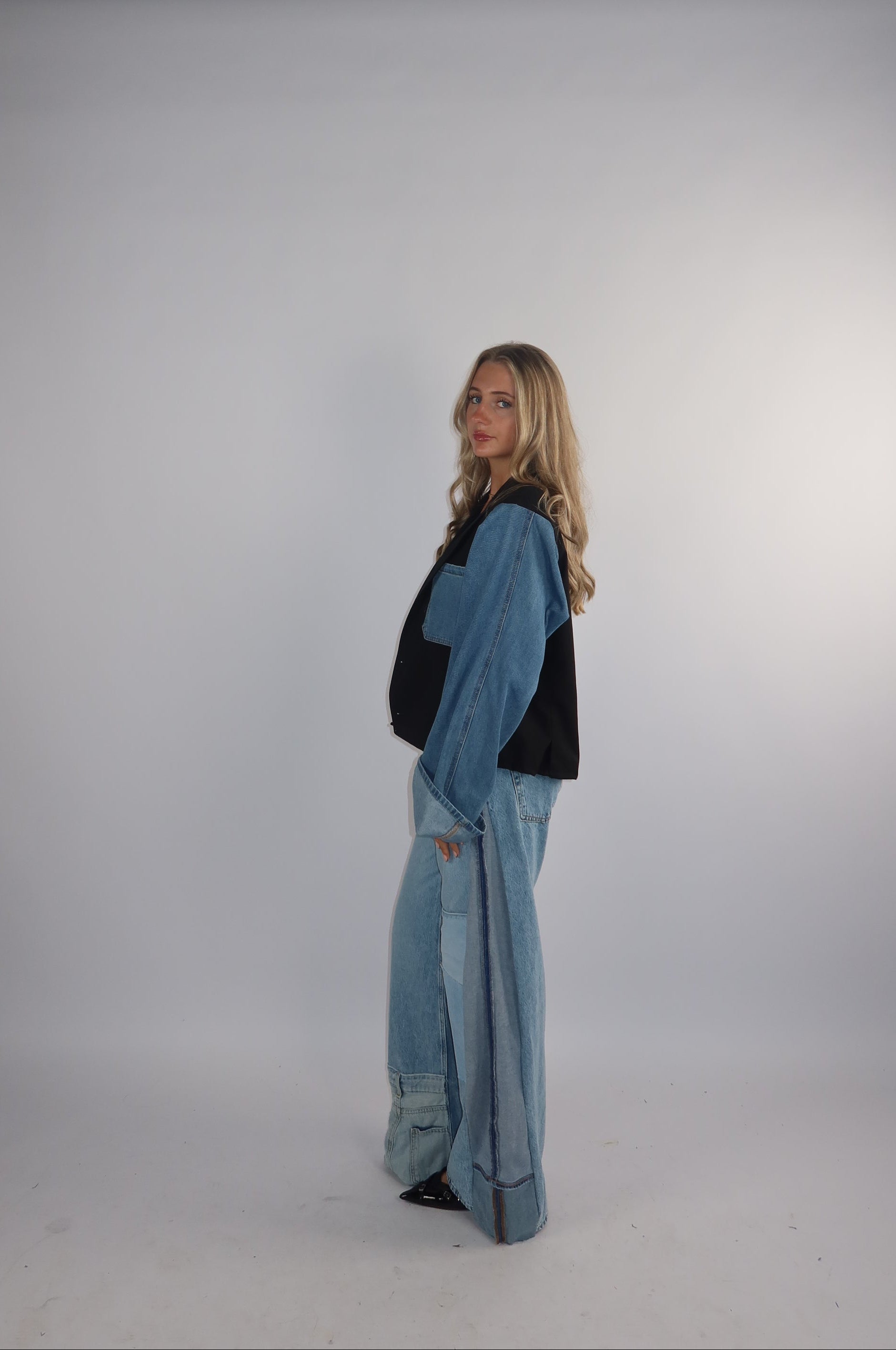 'TWO SIDES' Levi's reworked jeans