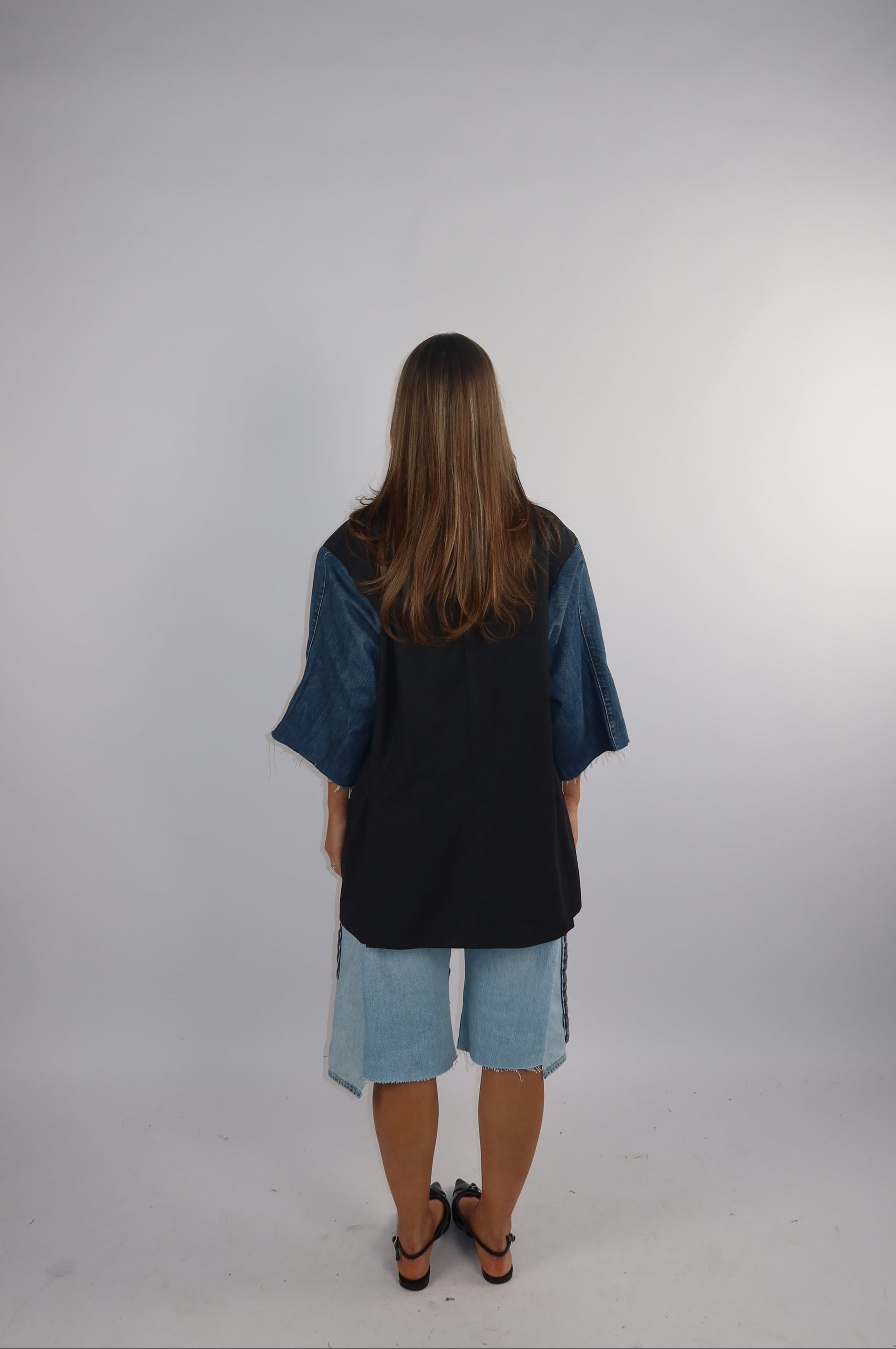 'DENIM' Short sleeves blazer