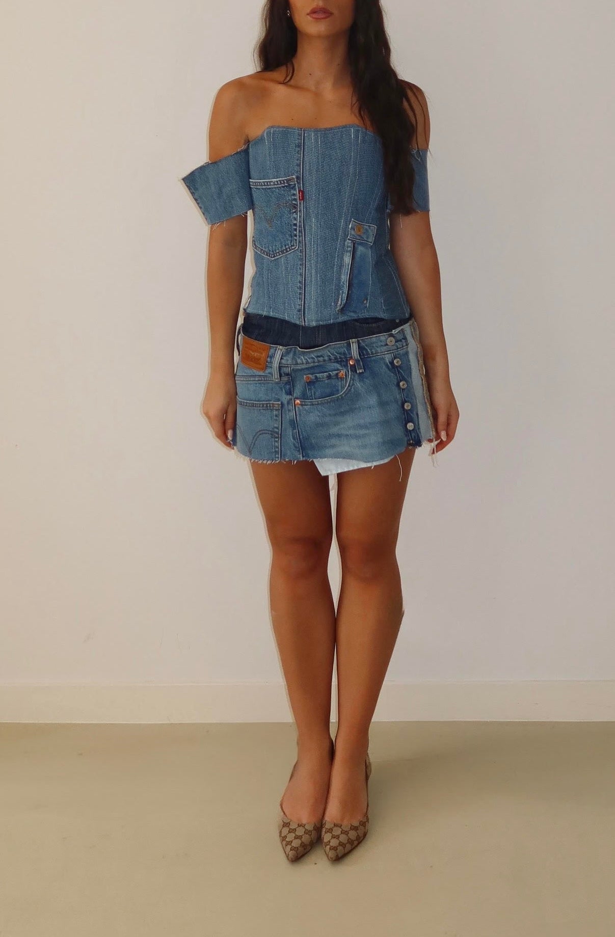'CLASSY' Levi's reworked matching set