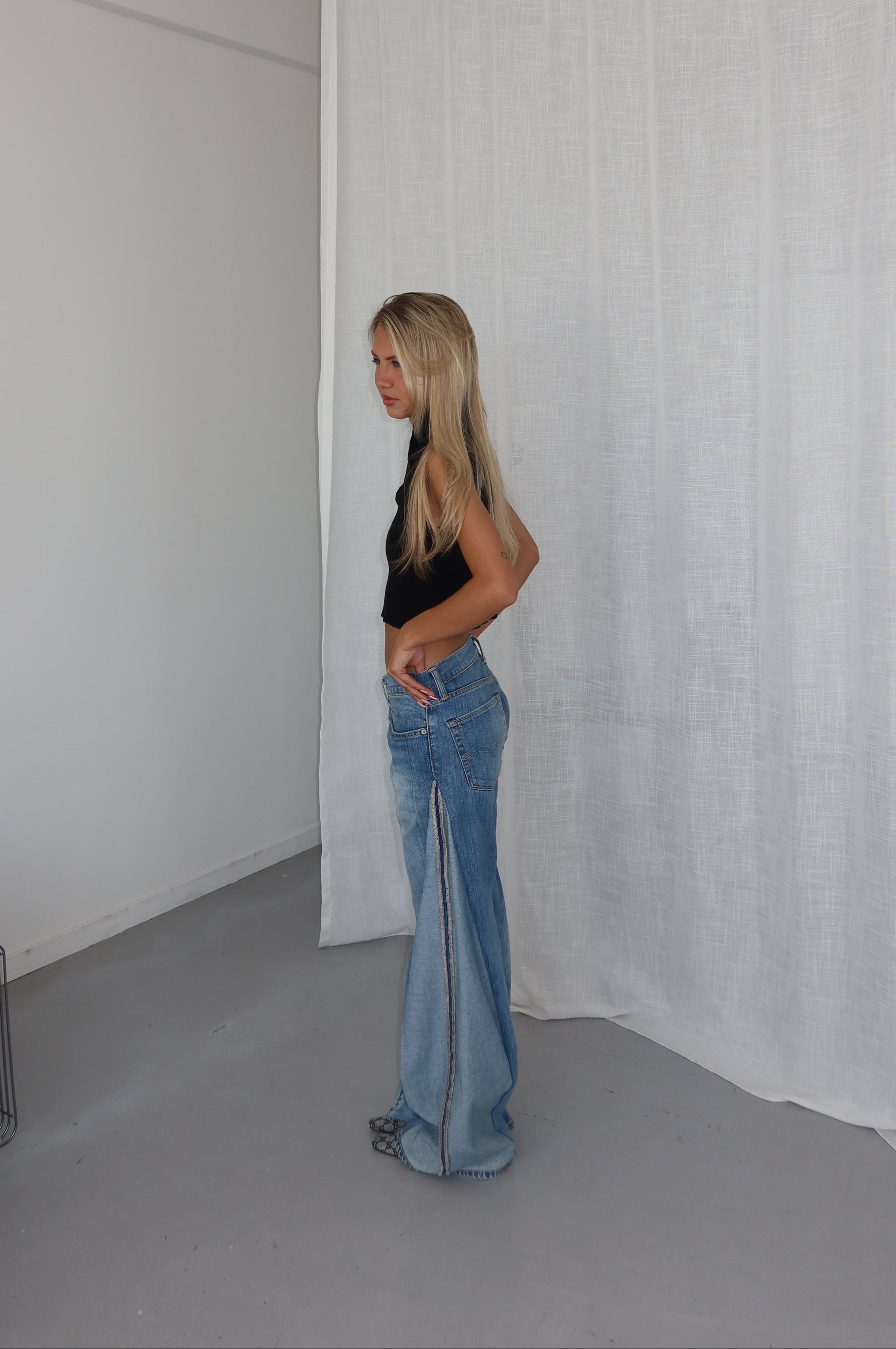 ‘TWO SIDES’ Levi’s reworked jeans