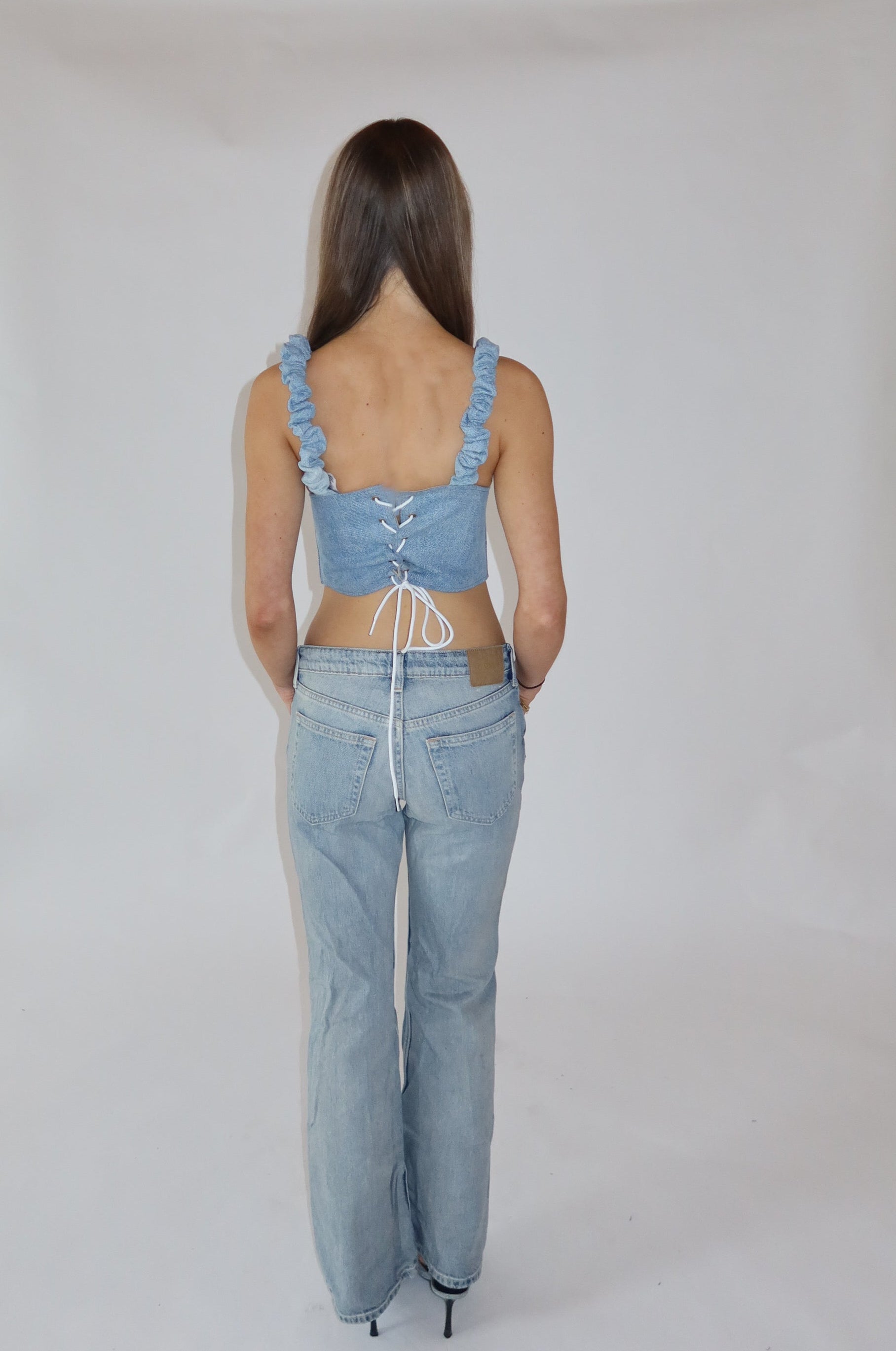 ‘SPORTY’ Nike reworked corset top