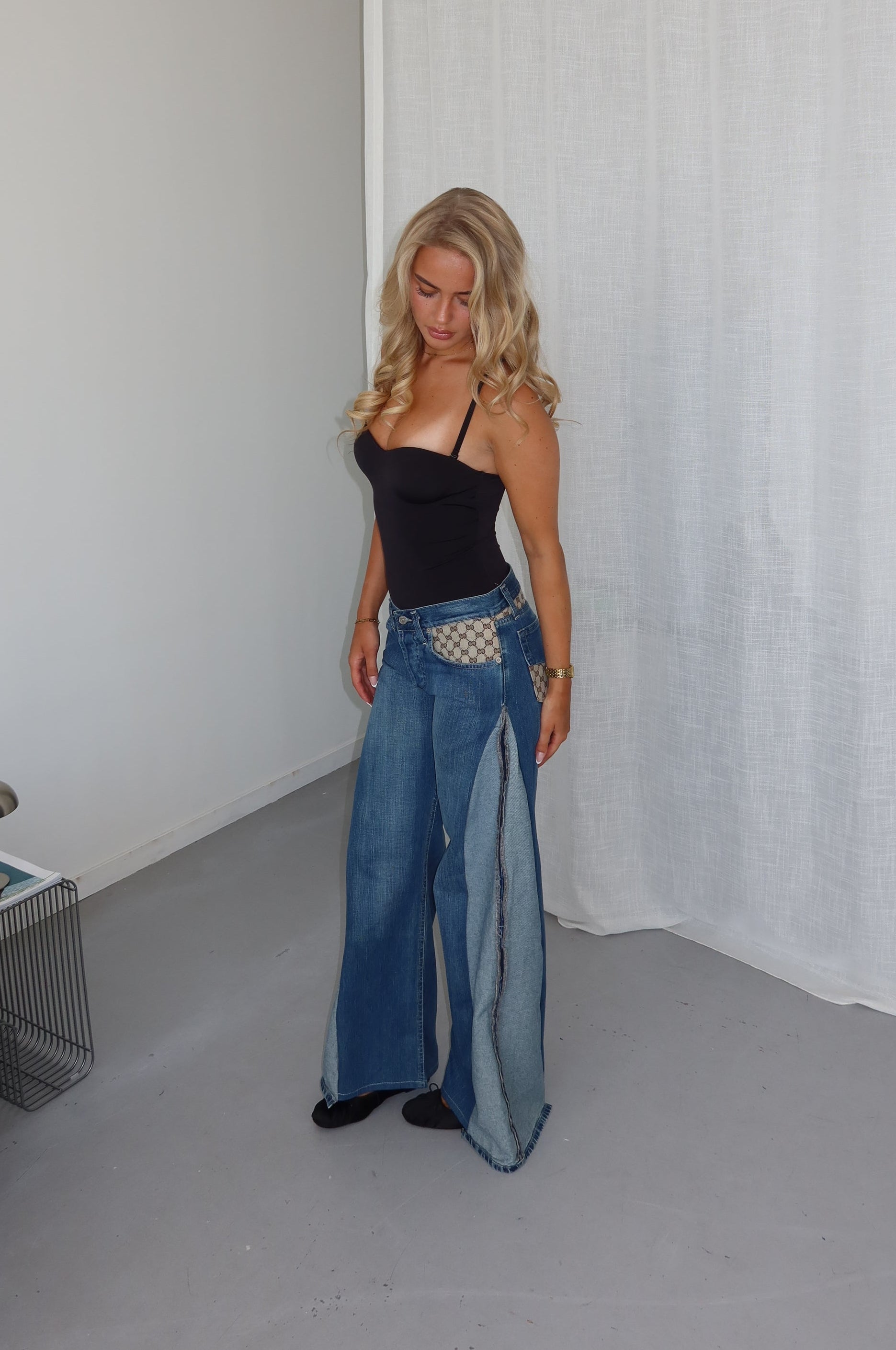 'TWO SIDES' Gucci reworked jeans