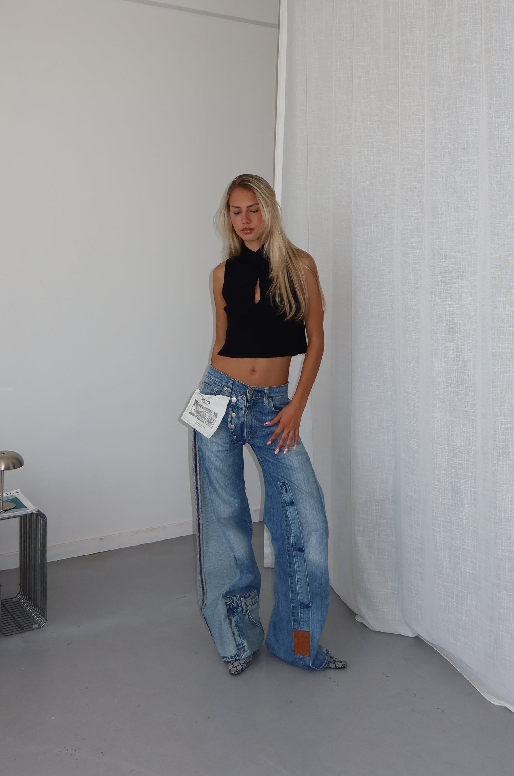 ‘TWO SIDES’ Levi’s reworked jeans