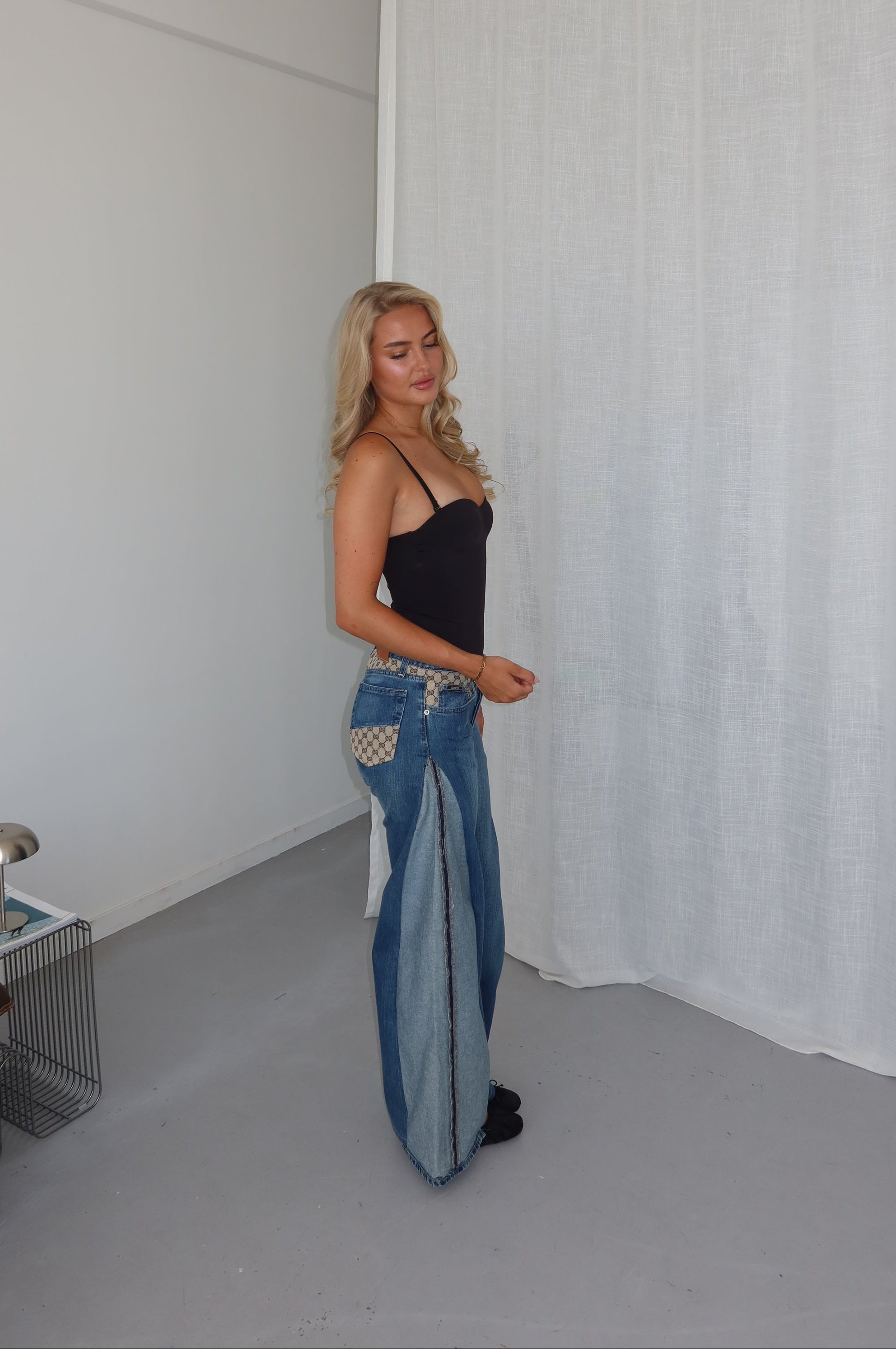 'TWO SIDES' Gucci reworked jeans