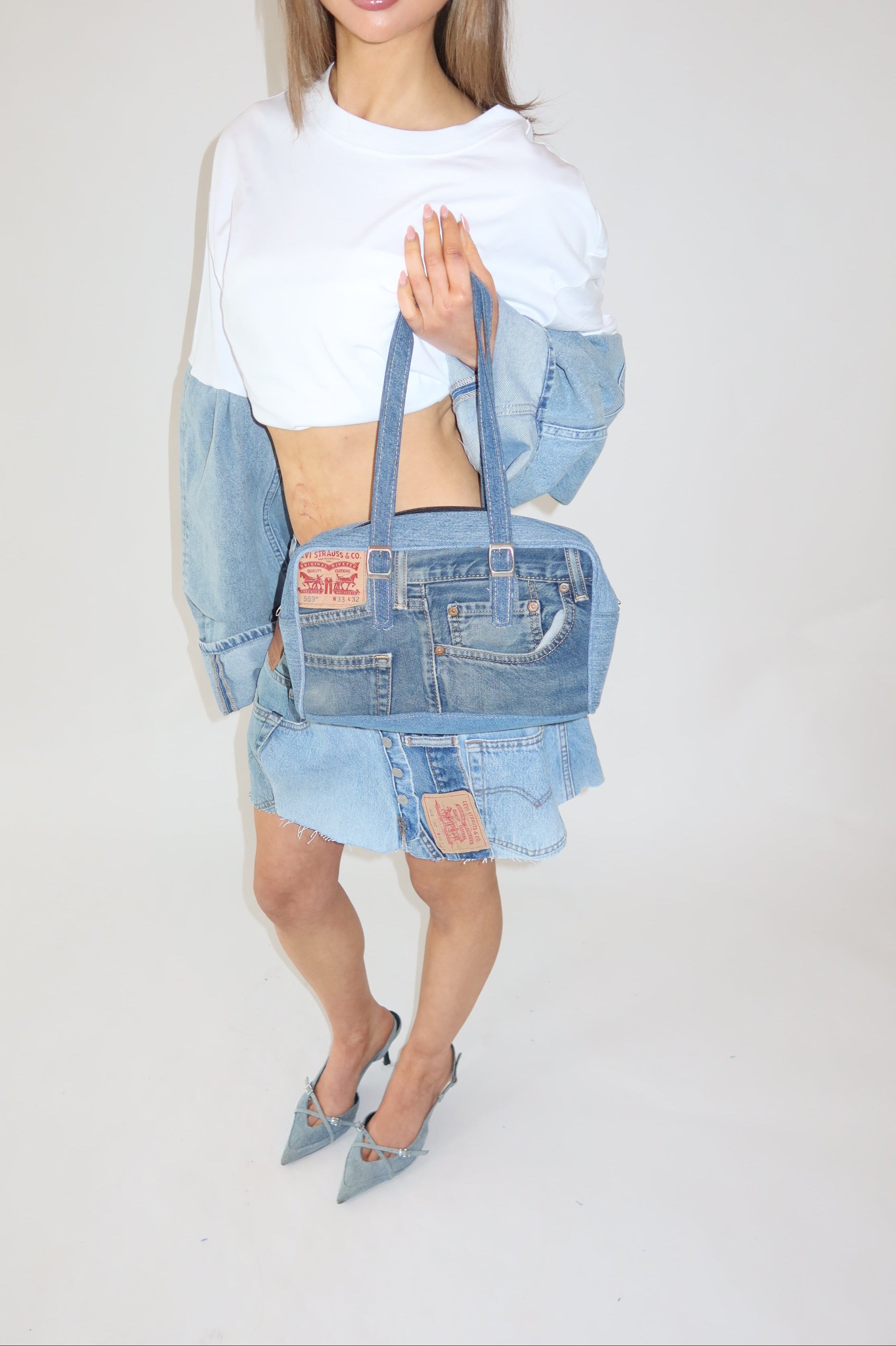 ‘REMADE’ Levi’s denim bag