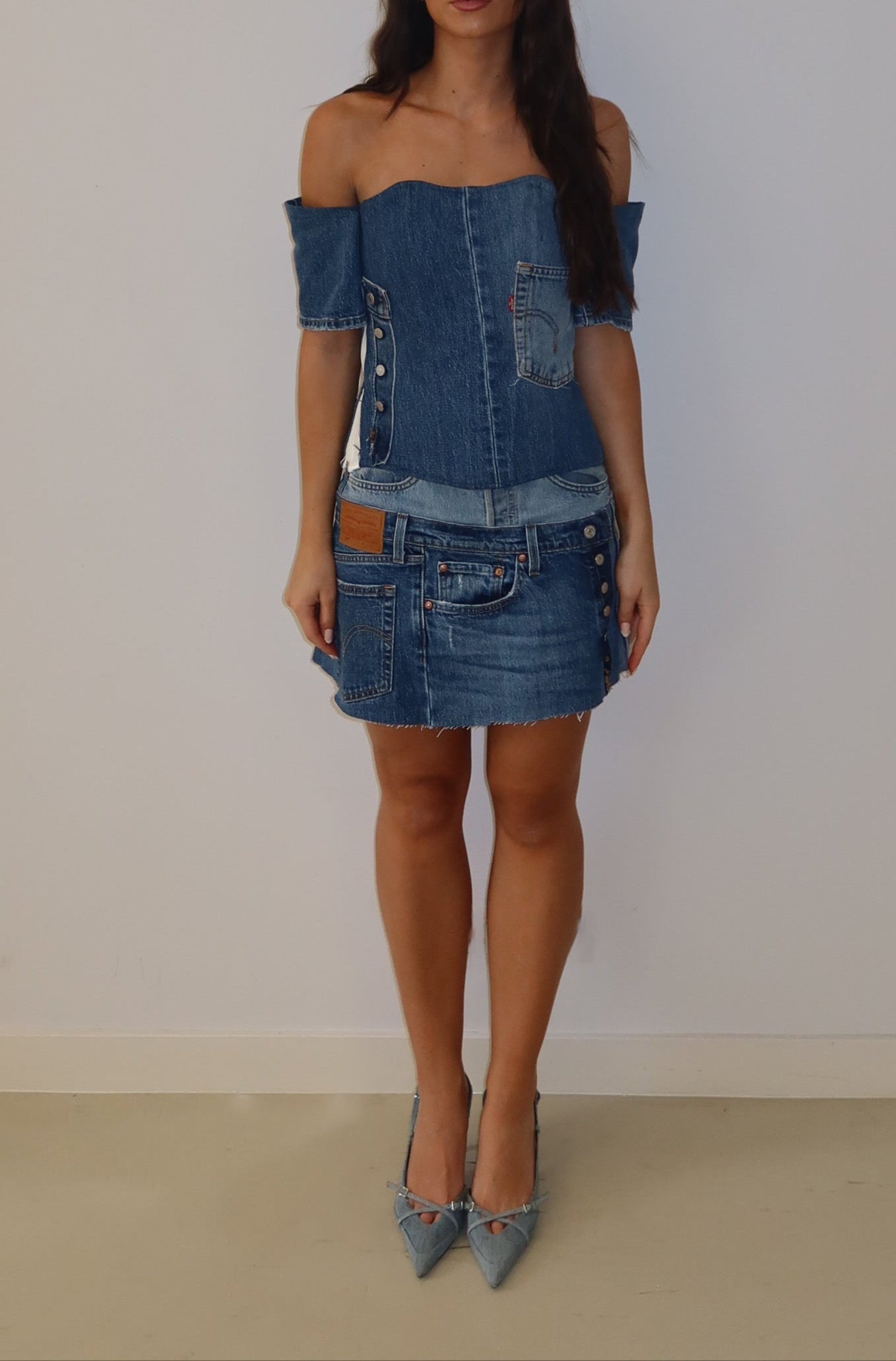 'CLASSY' Levi's reworked matching set