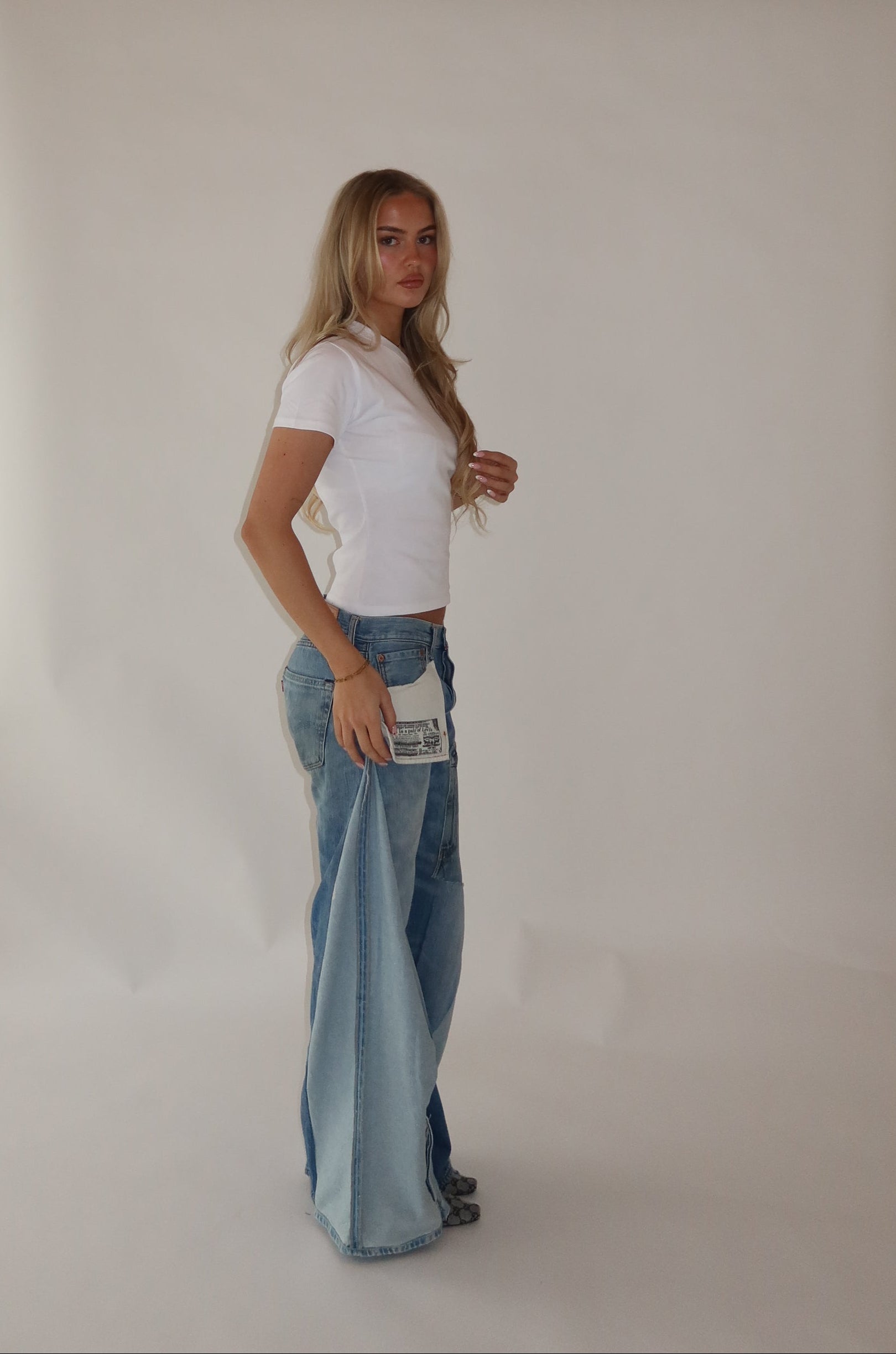 ‘TWO SIDES’ Levi’s reworked jeans