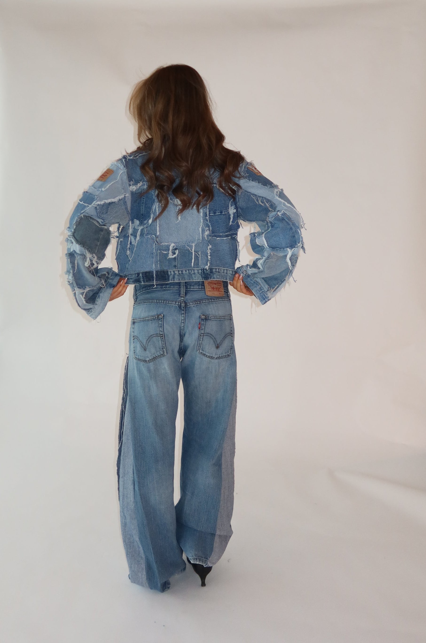 ‘TWO SIDES’ Levi’s reworked jeans
