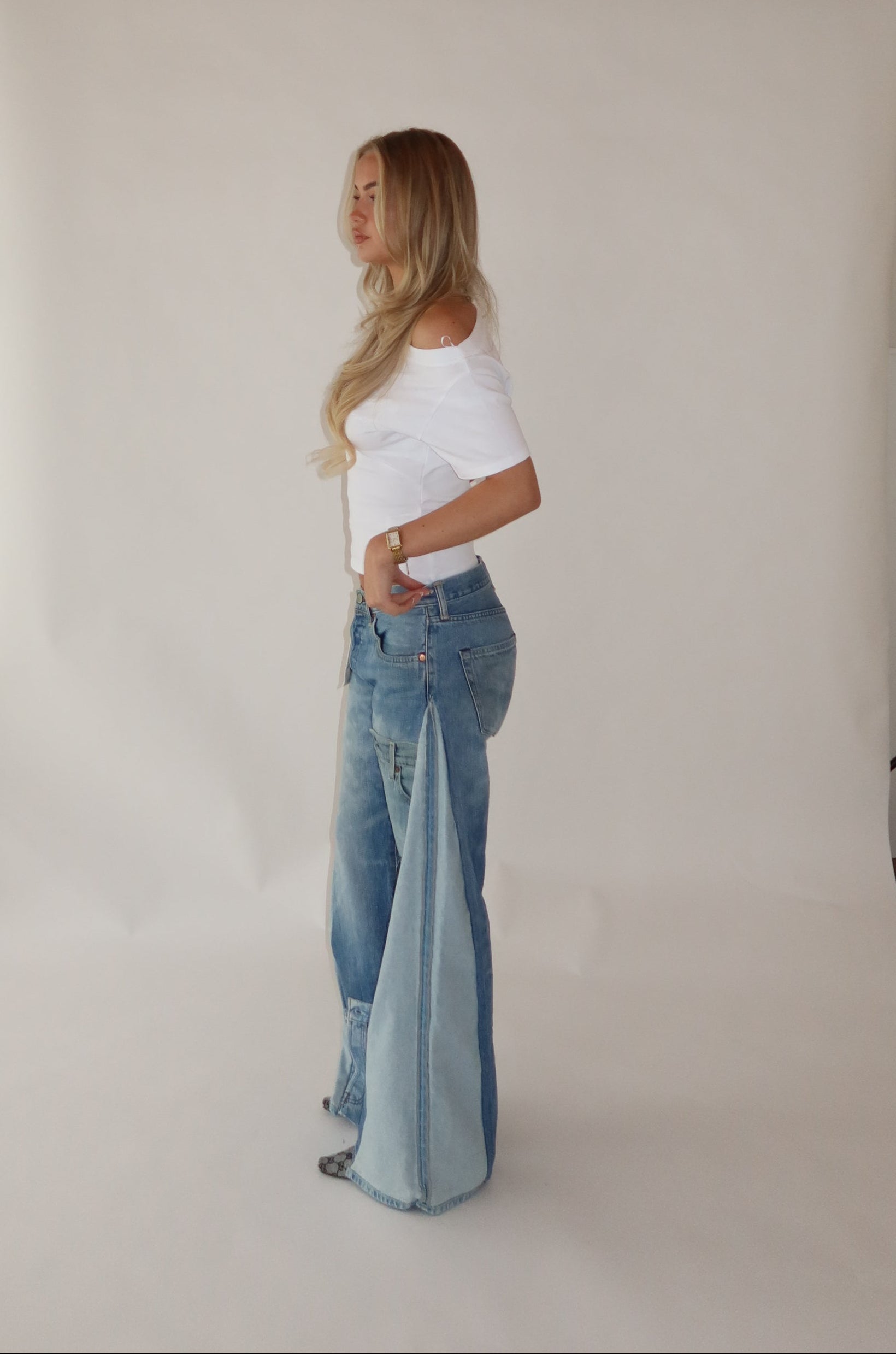 ‘TWO SIDES’ Levi’s reworked jeans