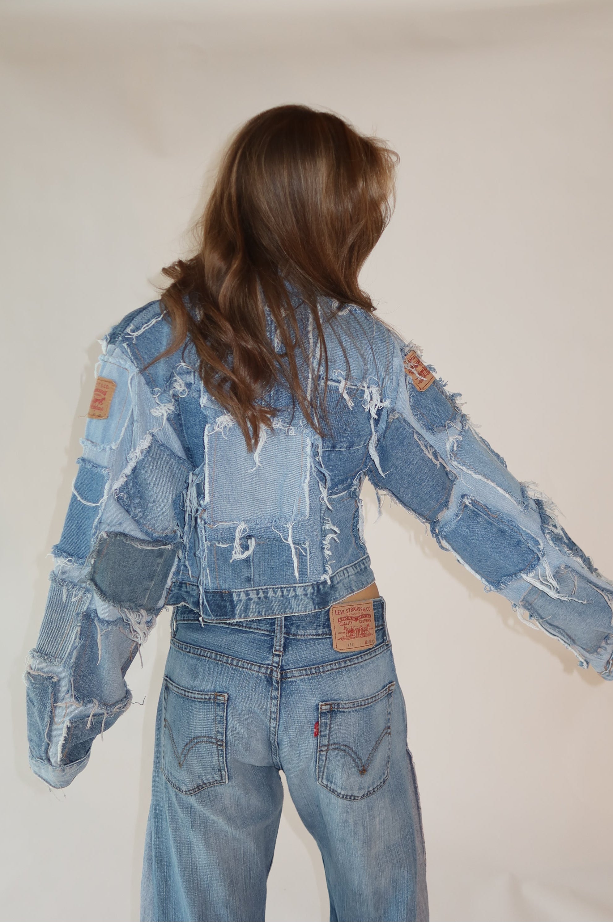 'PATCH' Levi's reworked denim jacket