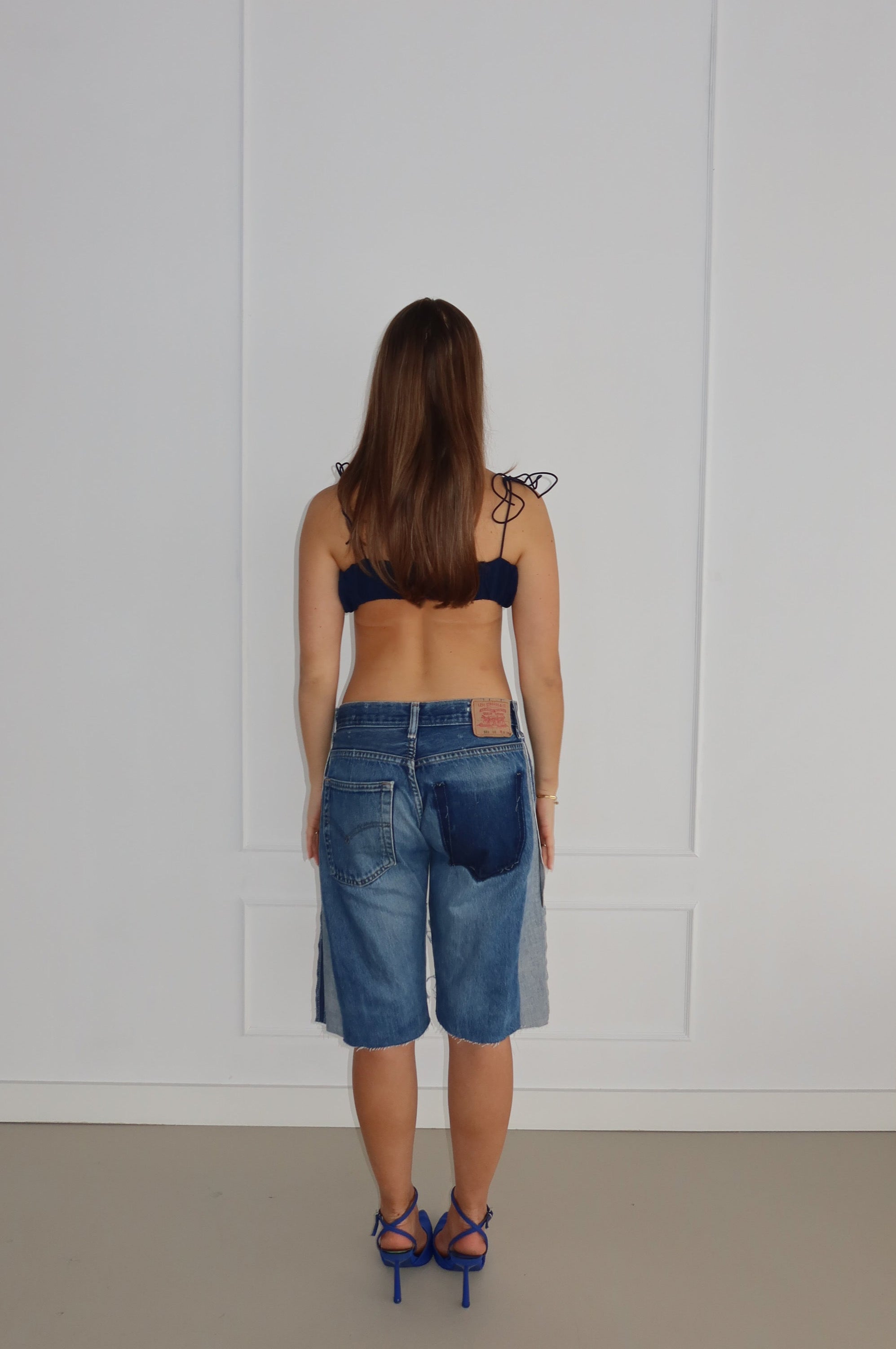 'TWO SIDES' Levi's reworked jort