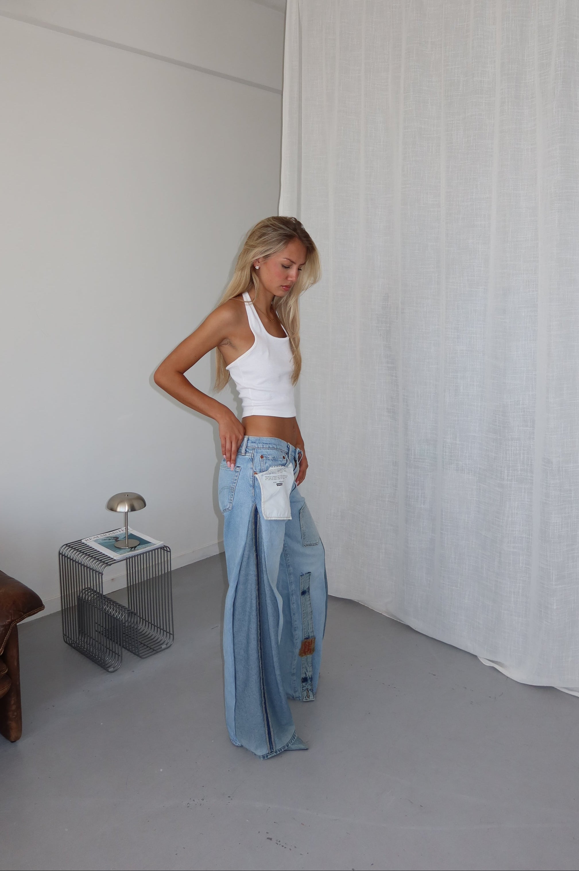 ‘TWO SIDES’ Levi’s reworked jeans