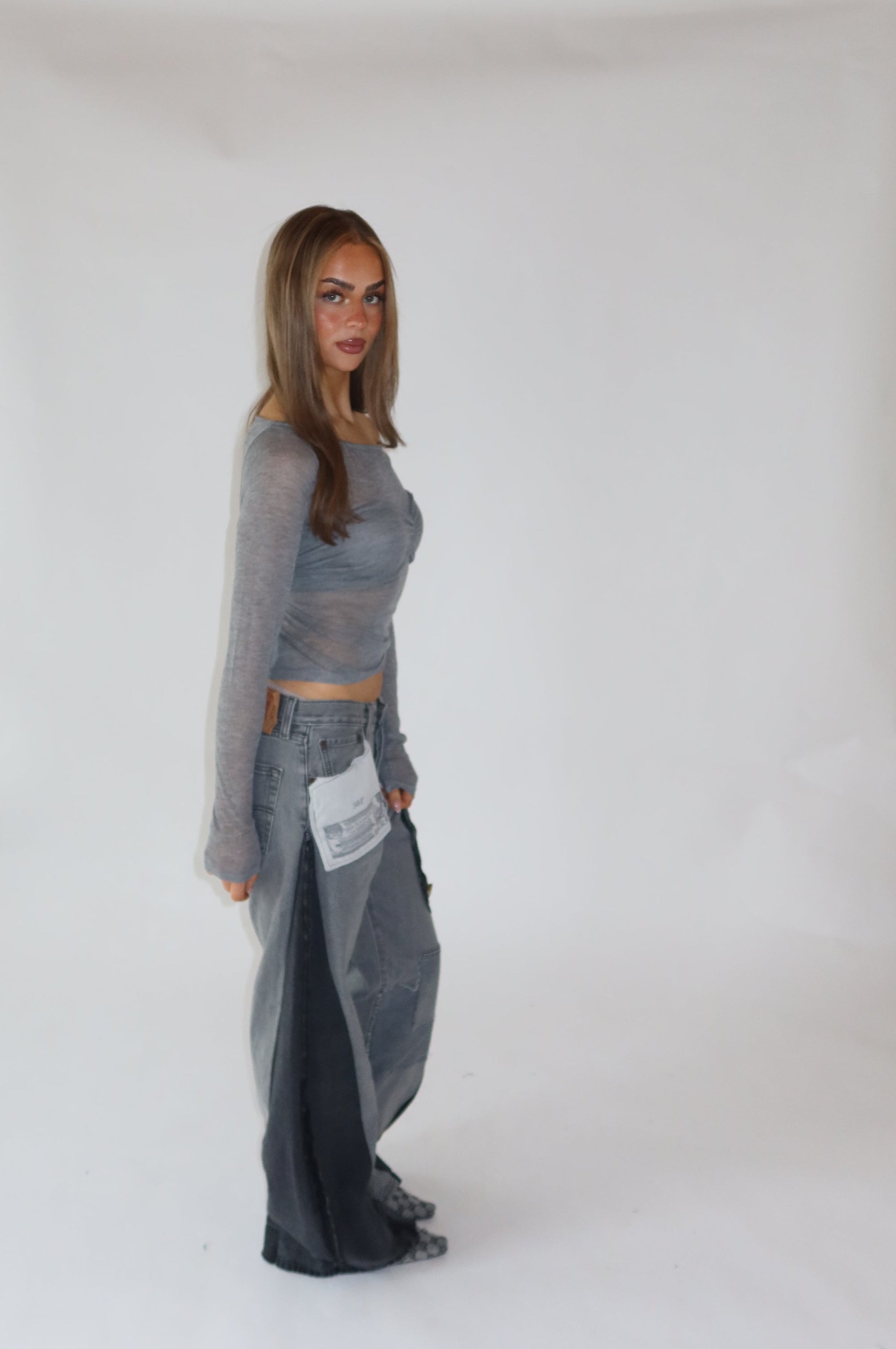 ‘TWO SIDES’ Levi’s reworked jeans