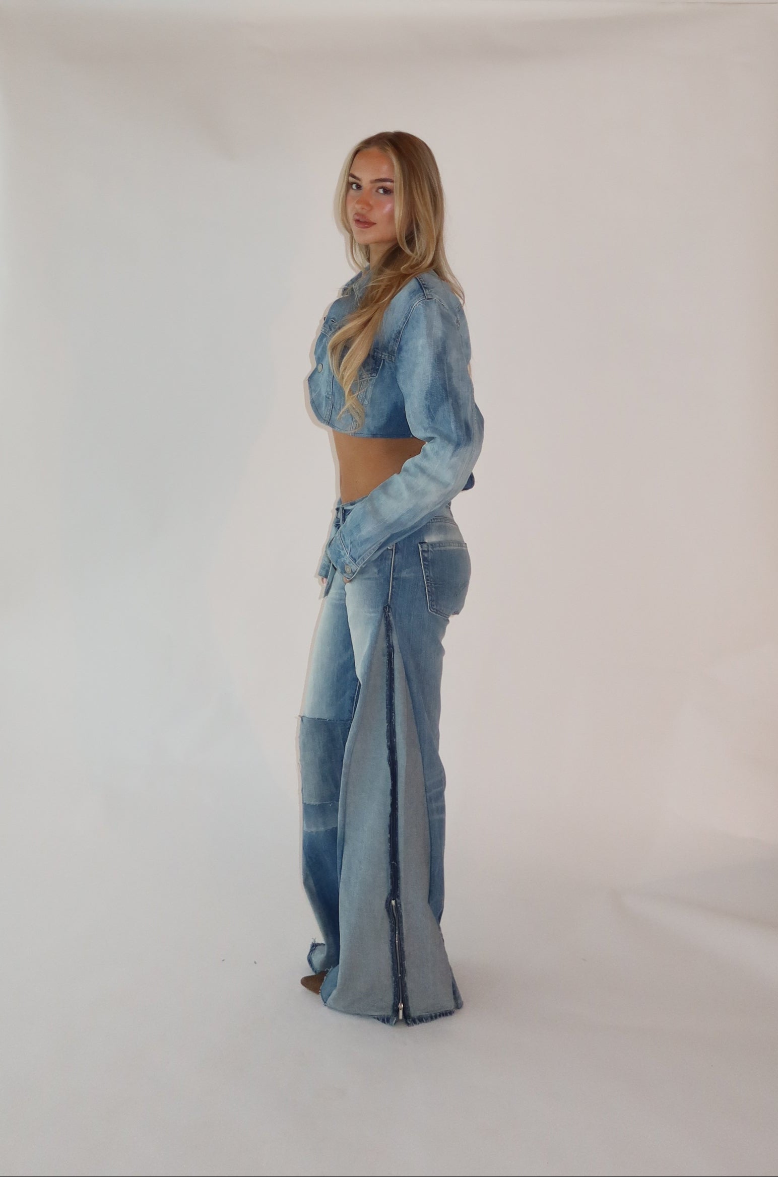 ‘TWO SIDES’ Levi’s reworked jeans