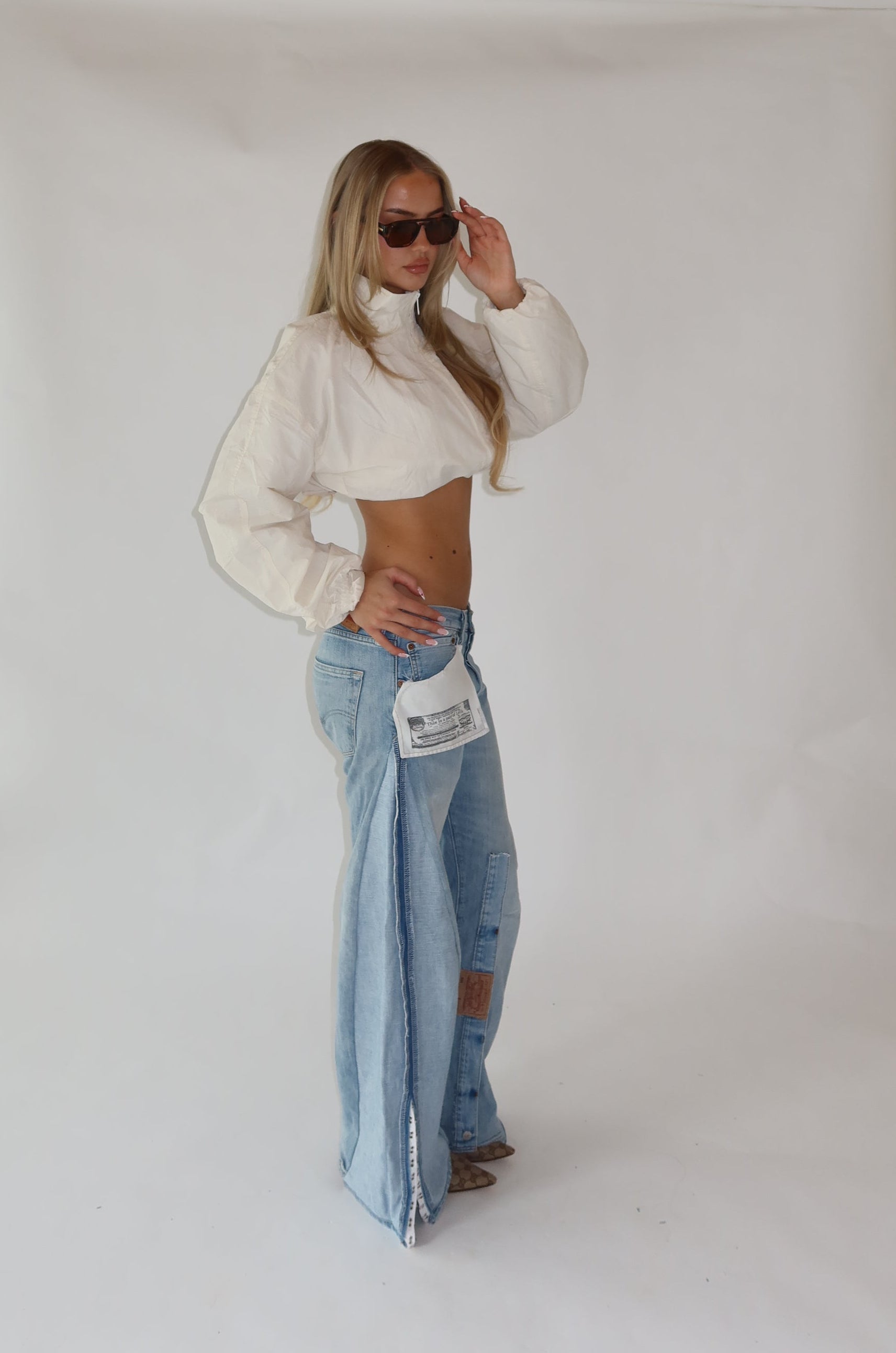 ‘TWO SIDES’ Levi’s reworked jeans