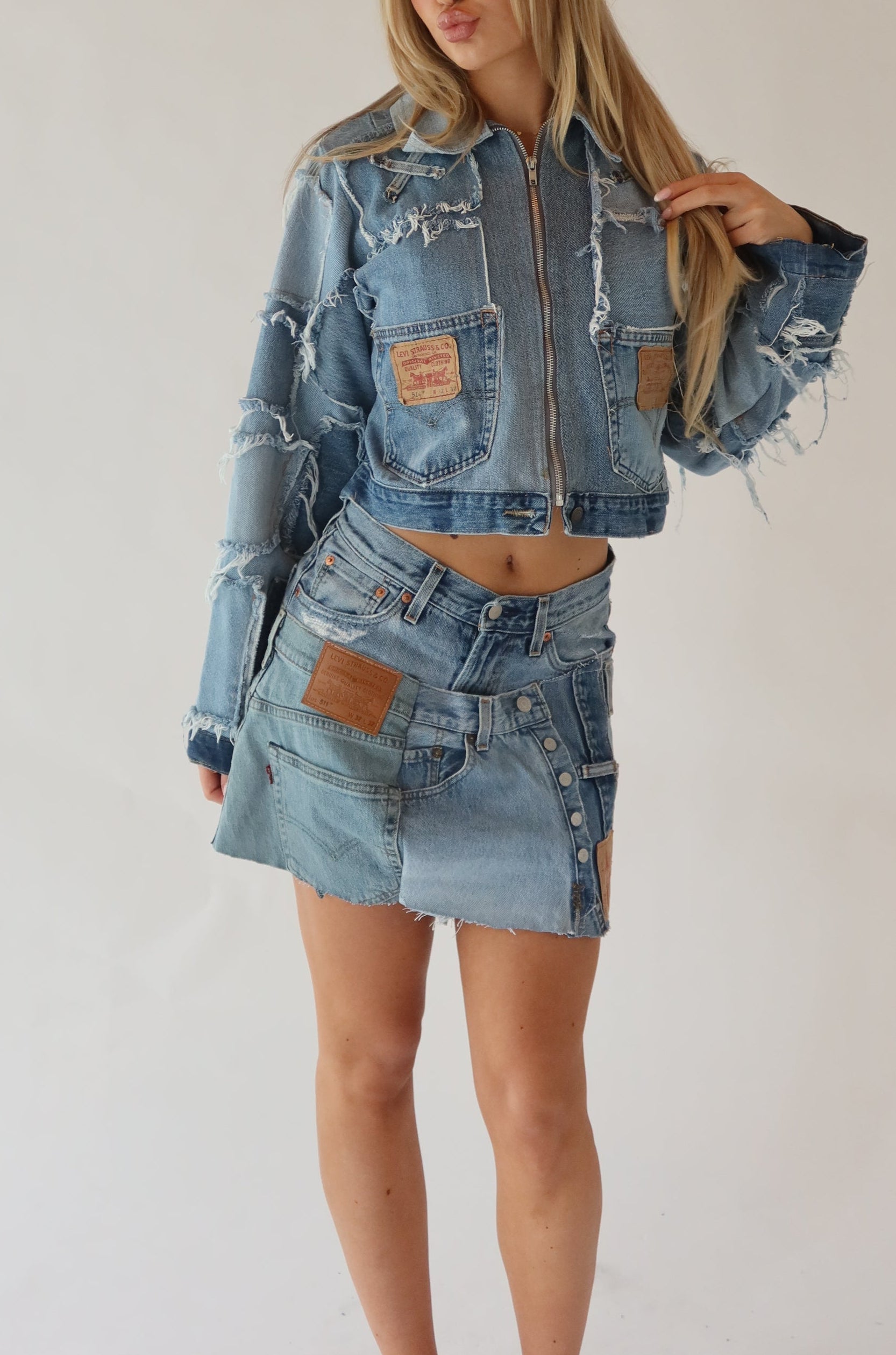 'PATCH' Levi's reworked denim jacket
