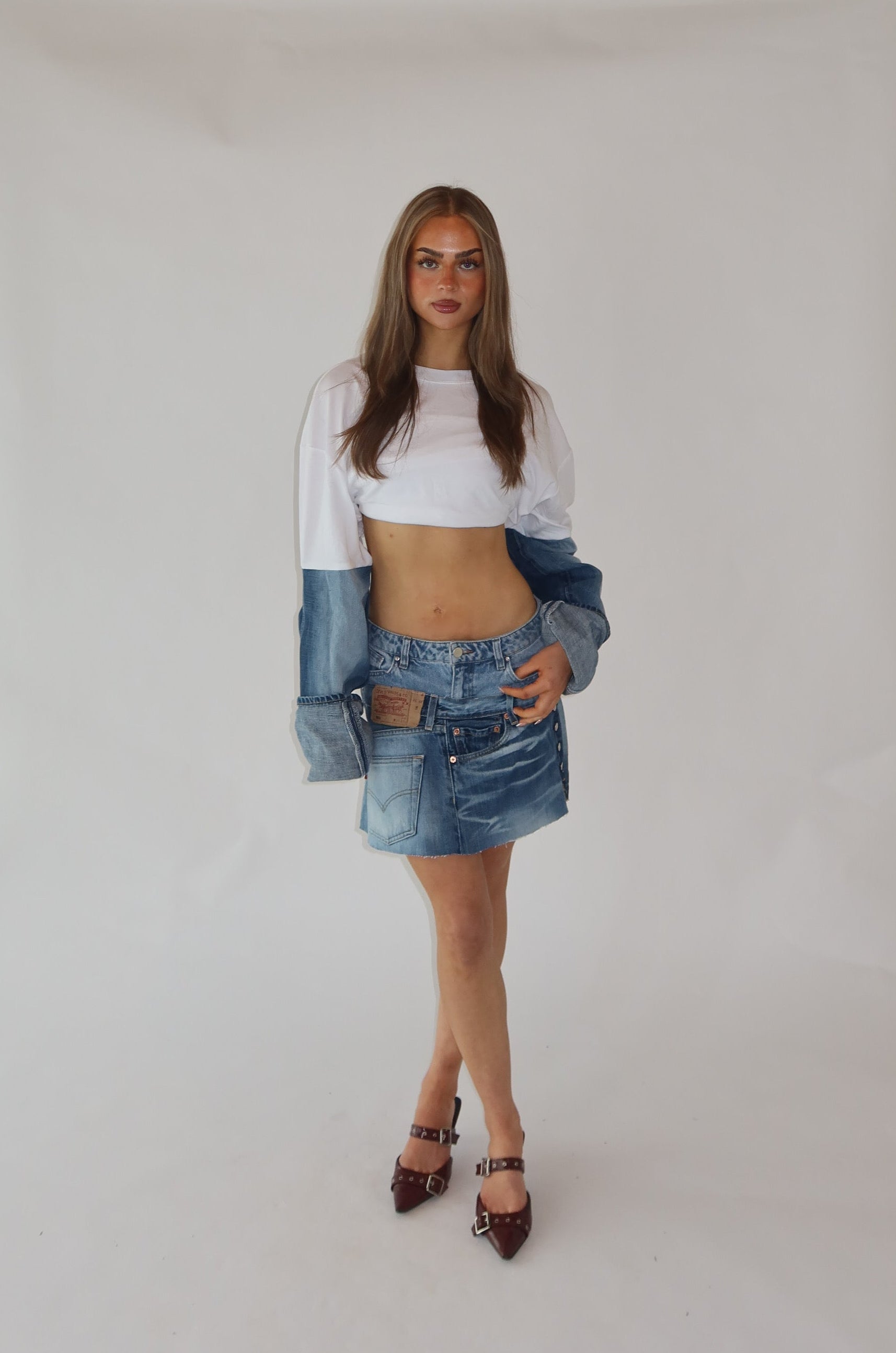 'DOUBLE UP' Levi's reworked matching set