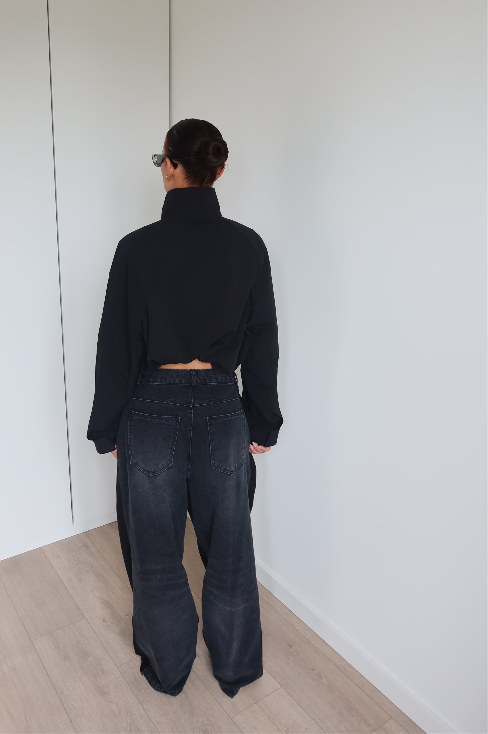 'REVERSE' denim jogger